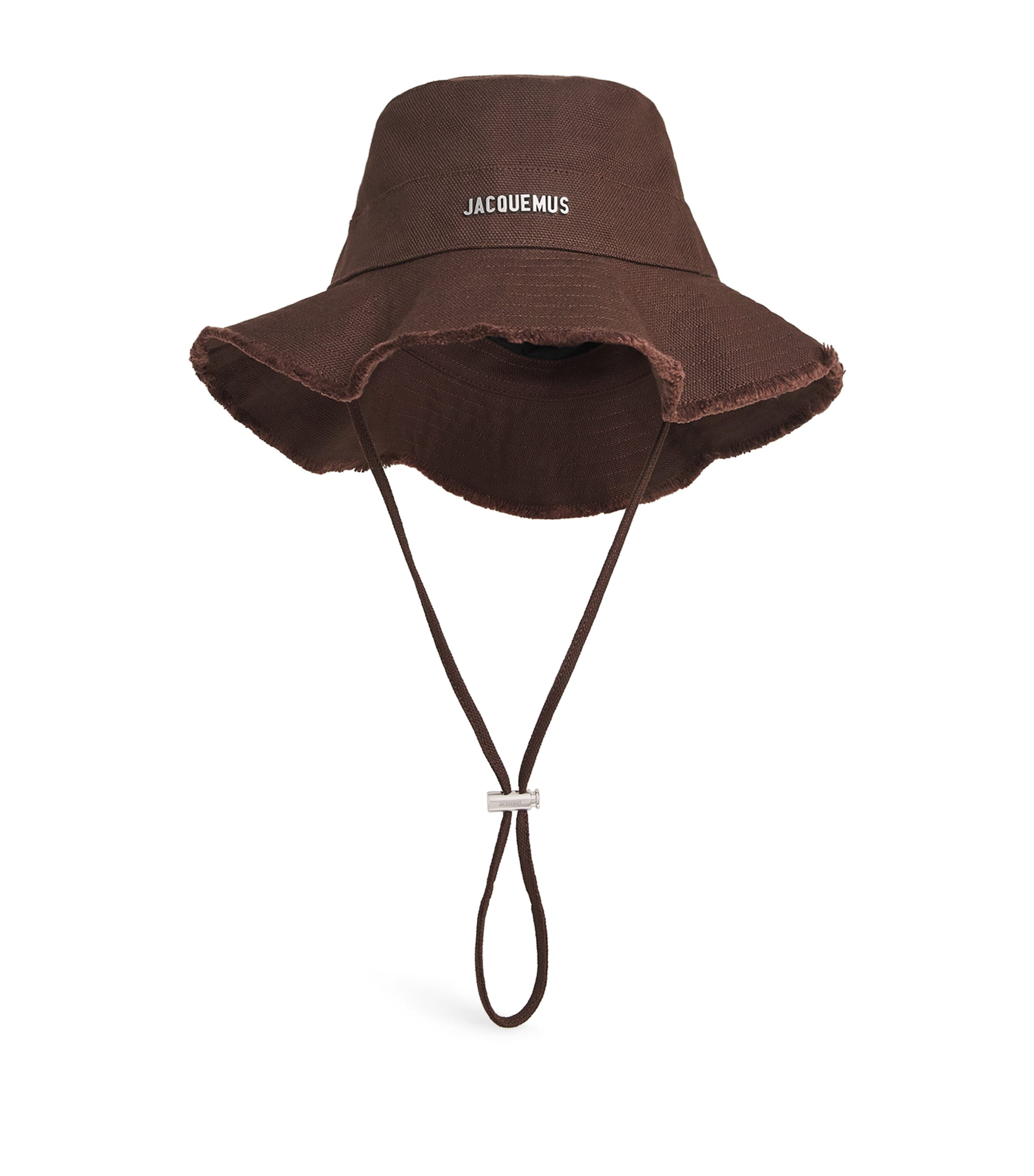 Jacquemus Artichaut Logo Bucket Hat In Brown