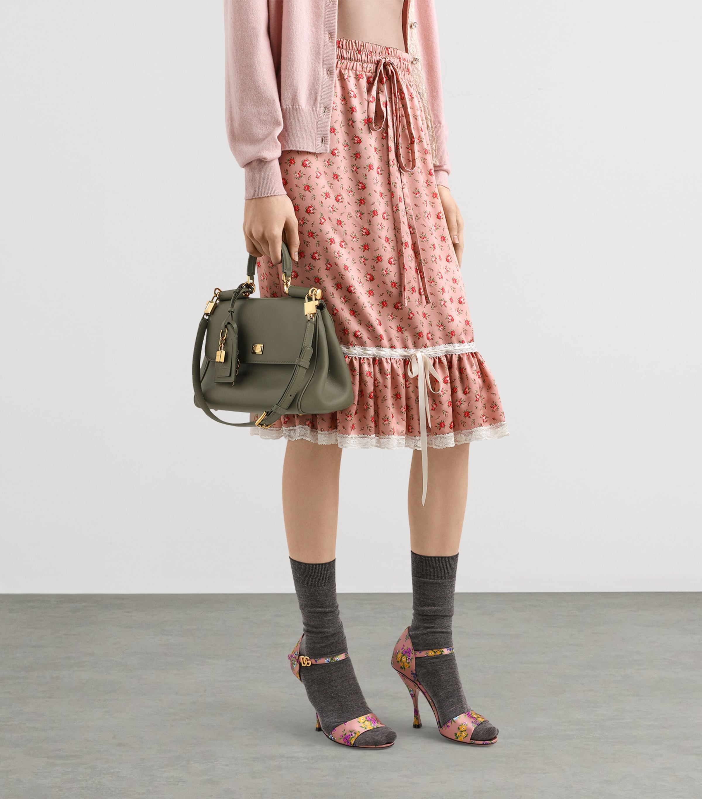 Leather My Sicily Top-Handle Bag 80560-DARK GREE Image 2