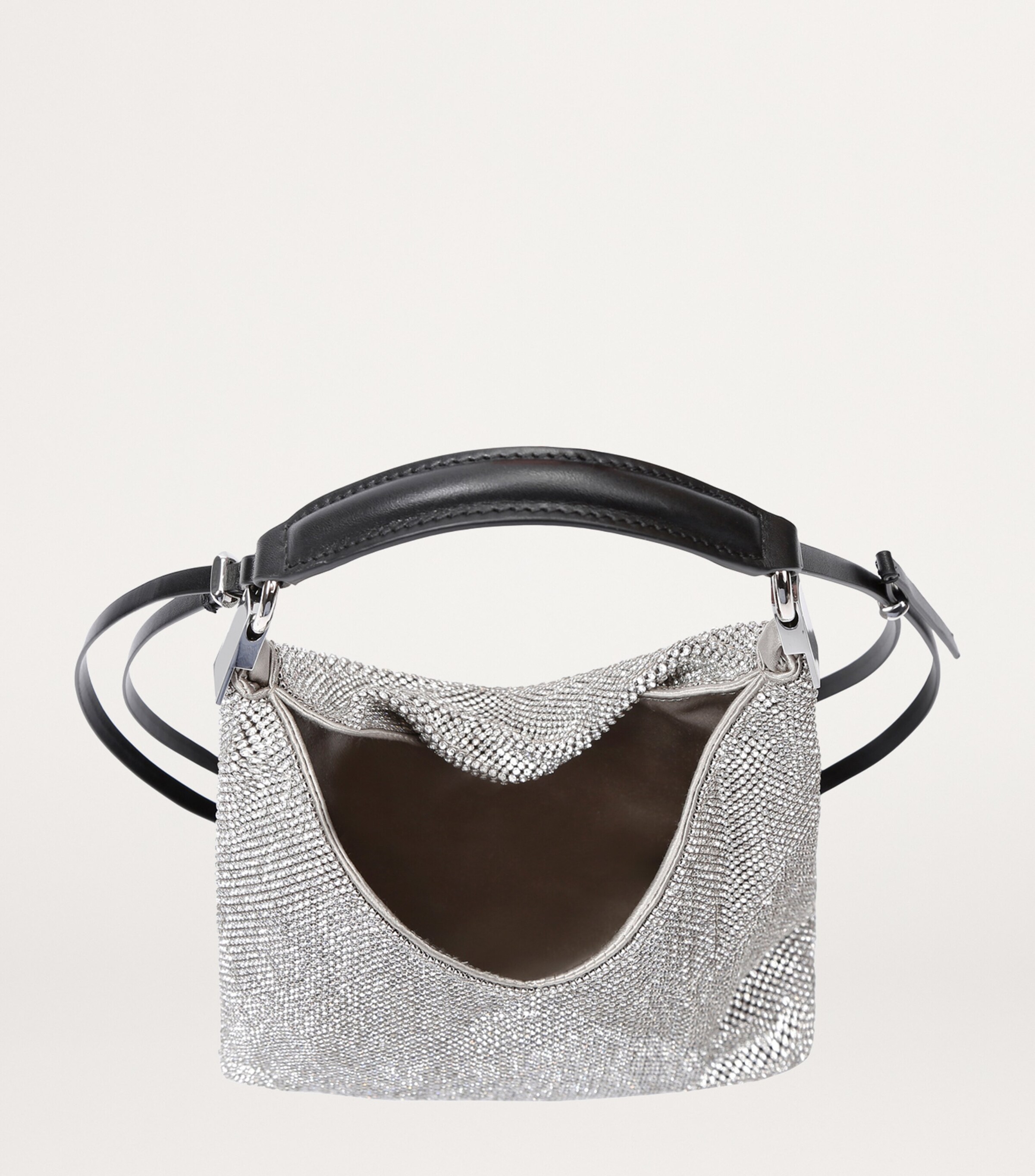 Embellished Ciao Bella Shoulder Bag SILVER Image 3