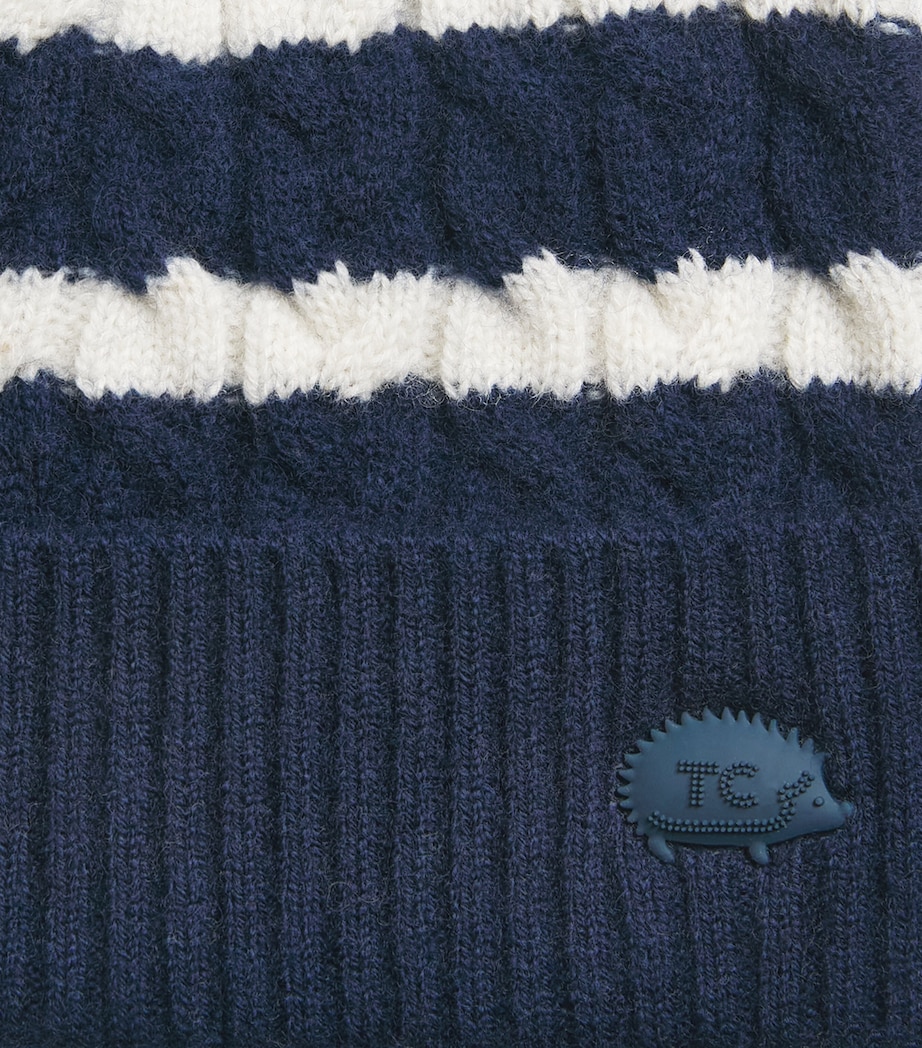 Tartine et Chocolat Wool Stripe Beanie (1 Month-8 Years) Image 3