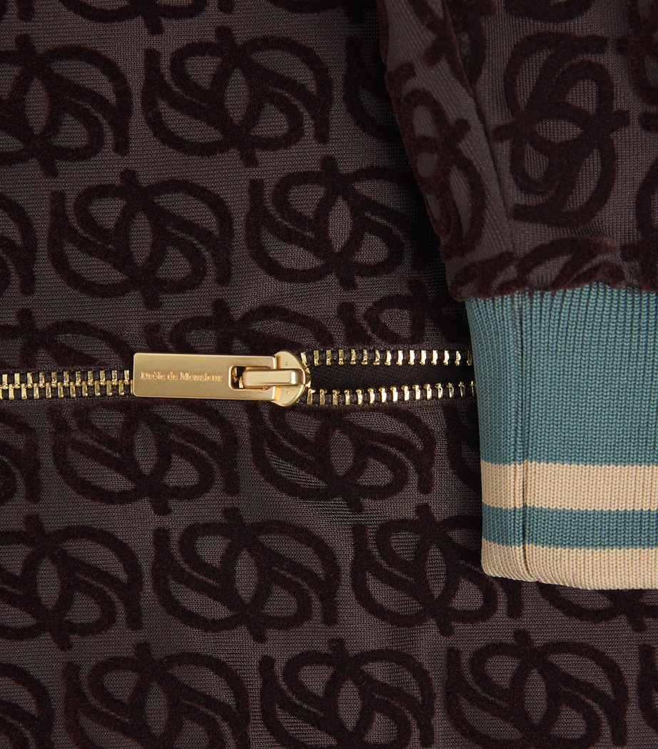 Monogram Track Jacket DBN / DARK BROWN Image 5