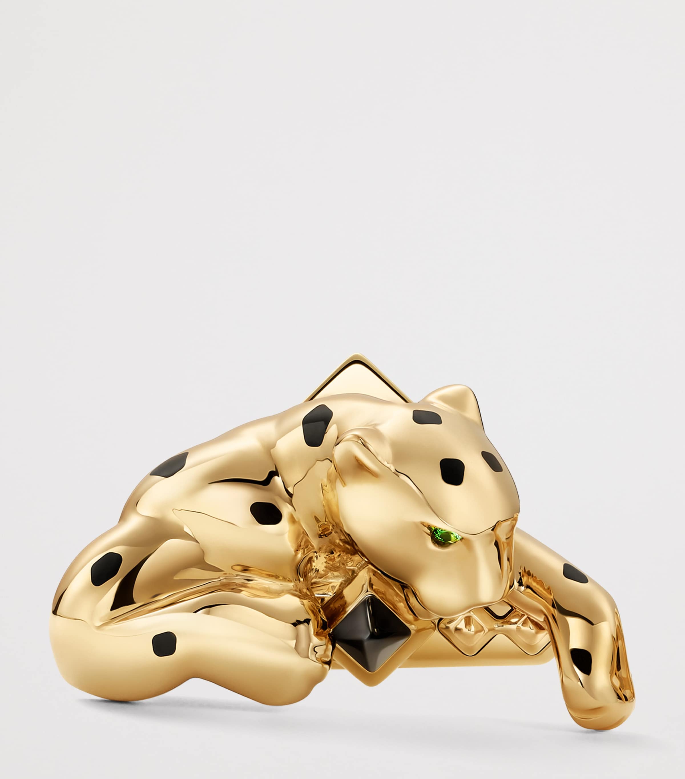 Cartier Yellow Gold, Tsavorite and Onyx Panthère de Cartier Cufflinks Yellow Gold Image 6