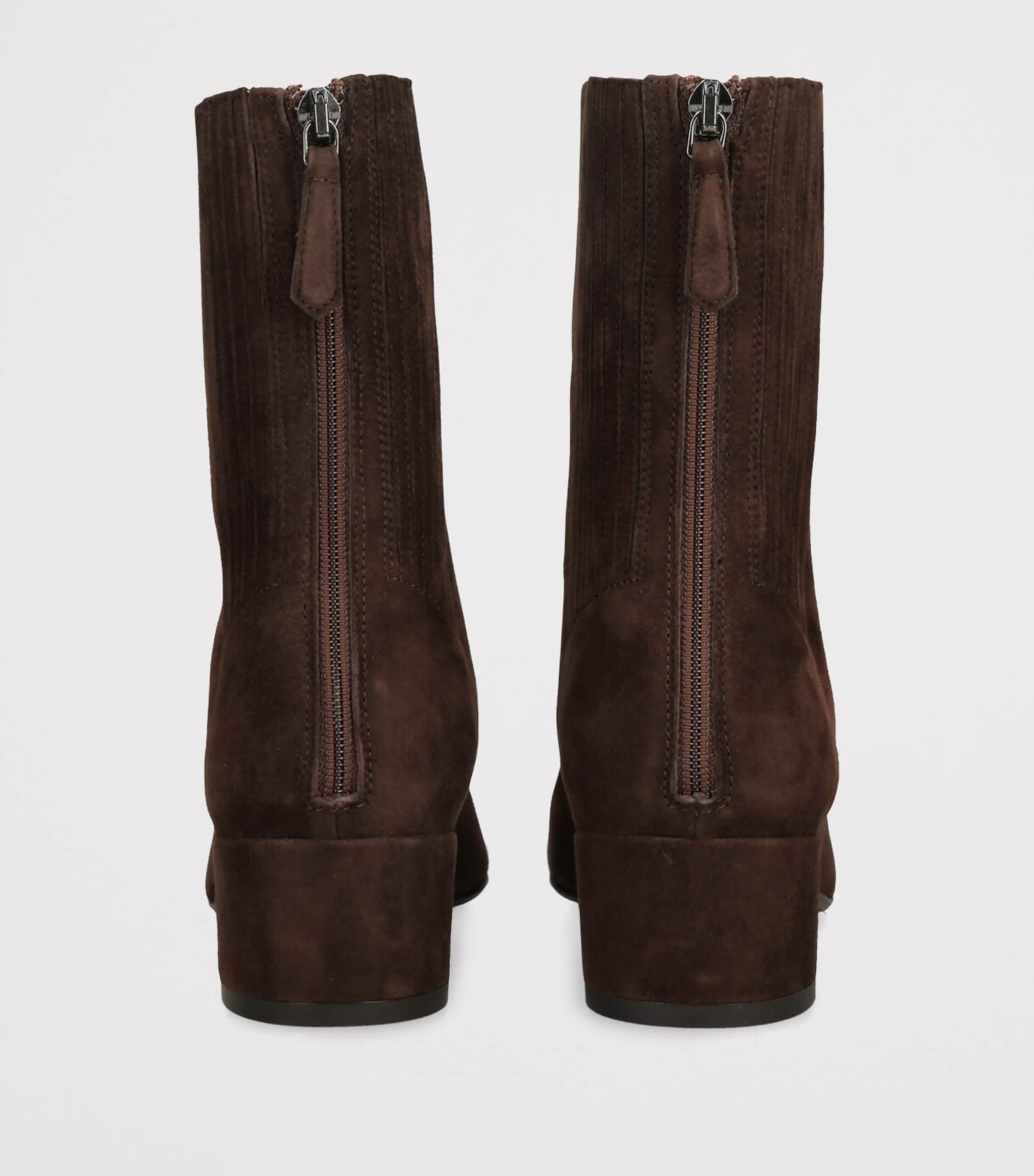 Suede Saint Honor Ankle Boots 35 BROWN Image 2