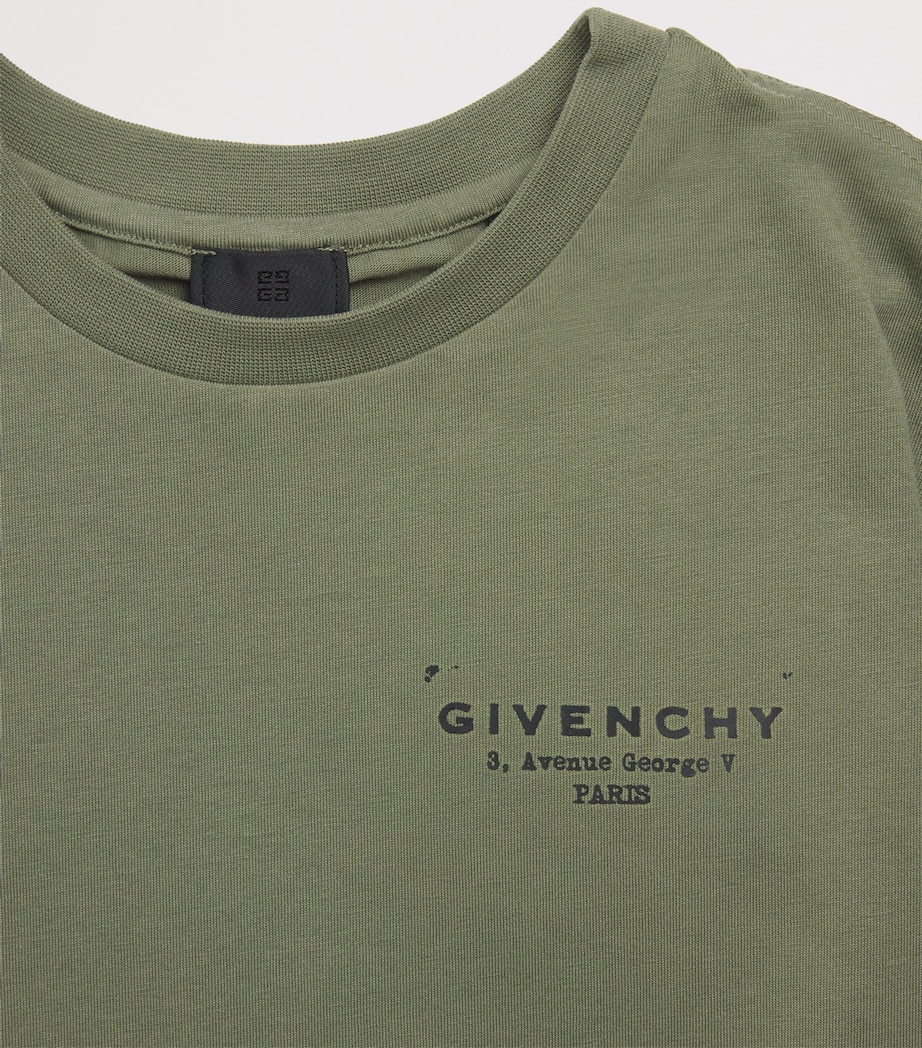 Cotton Logo T-Shirt (4-12 Years) H31075/645KHAKI Image 3