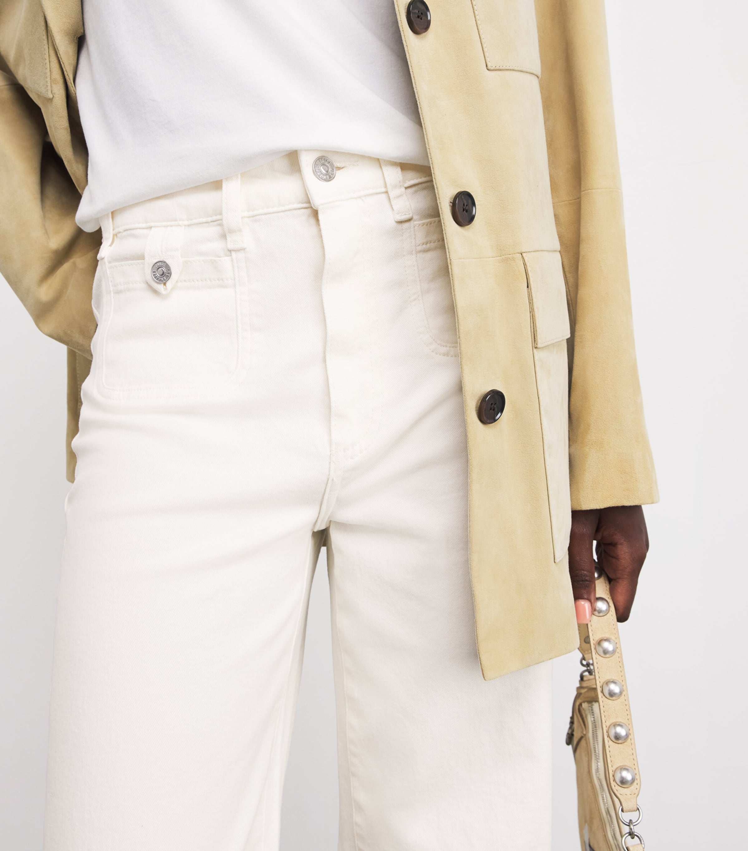 Anessa Wide-Leg Jeans TONAL ECRU Image 6