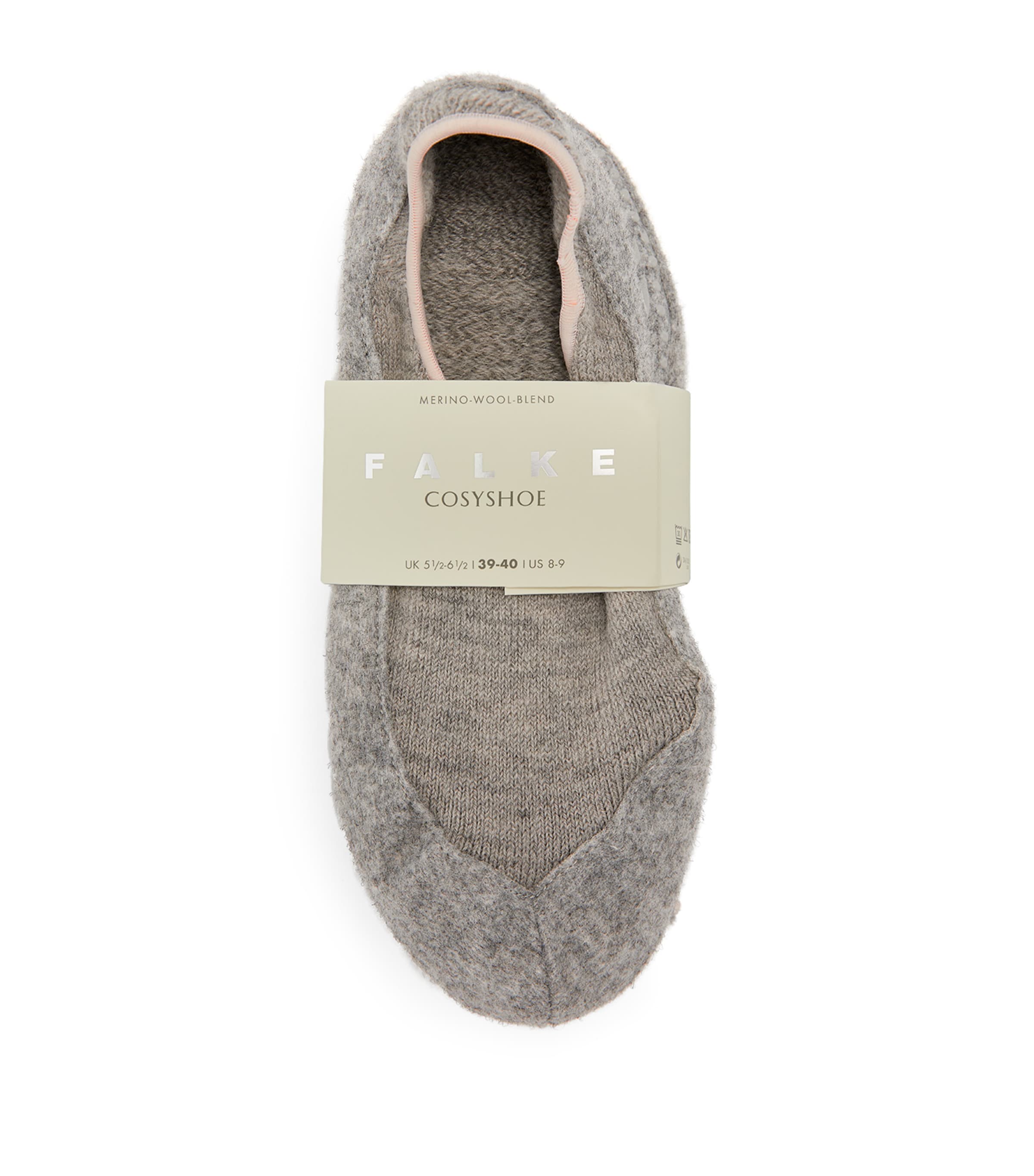 Falke Wool-blend Cosyshoe Slipper Socks In Grey