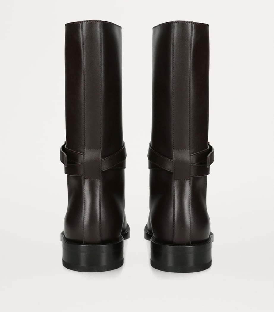 Jodhpur Leather Boots 20 DARK BROWN Image 2