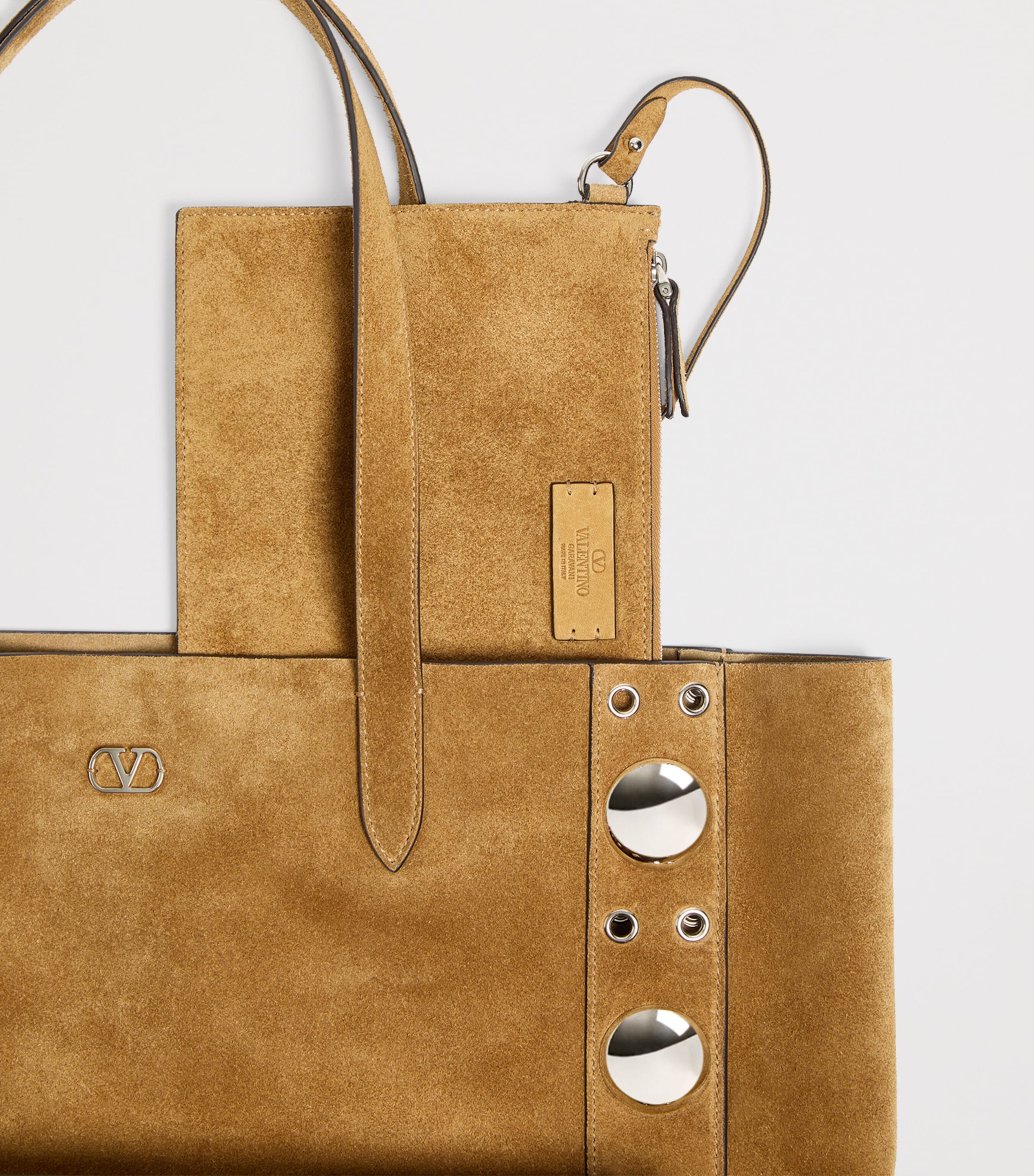 Valentino Garavani Suede Nellcote Tote Bag | Harrods US