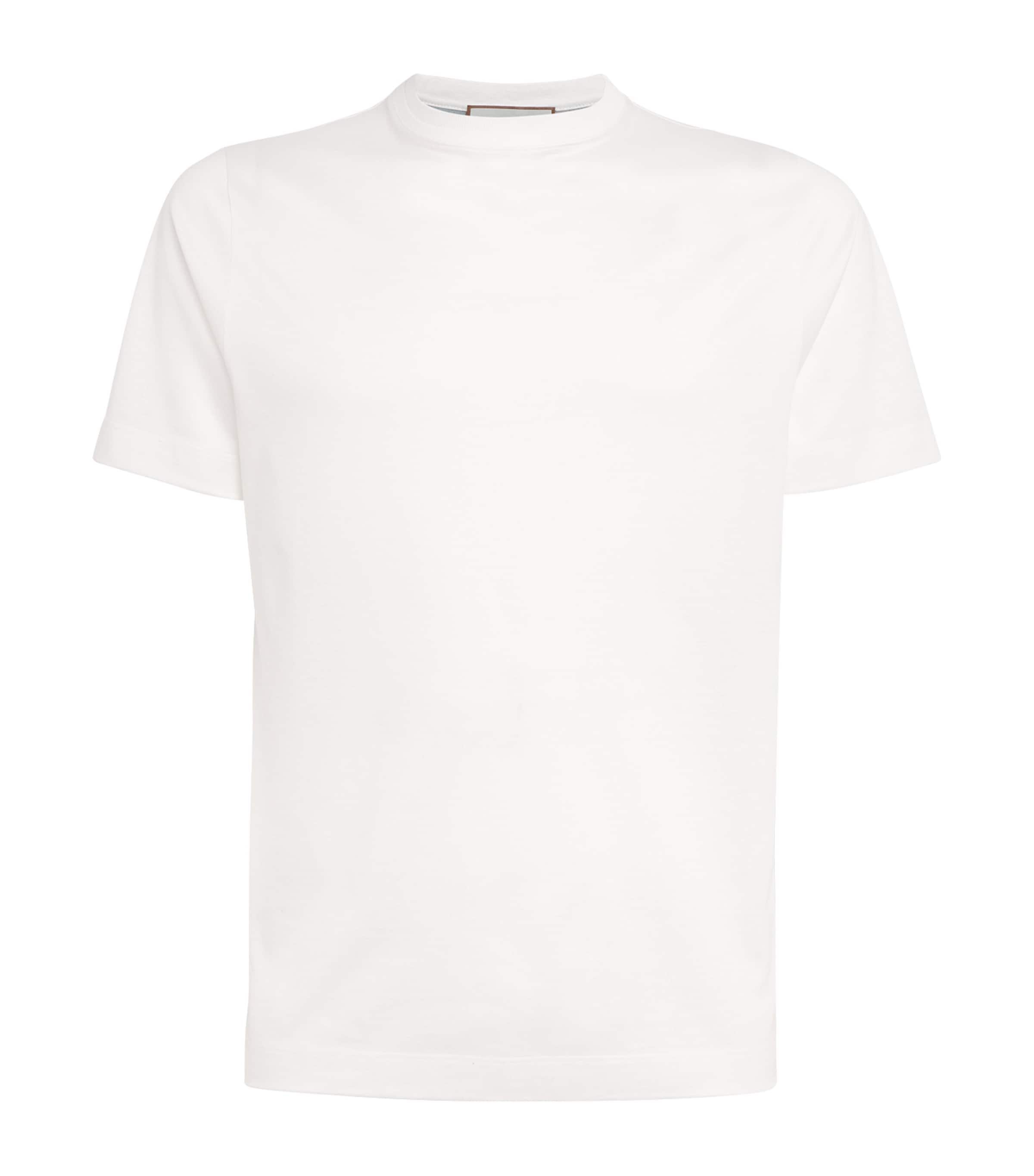 Cotton Double-Neck T-Shirt 1 Image 1
