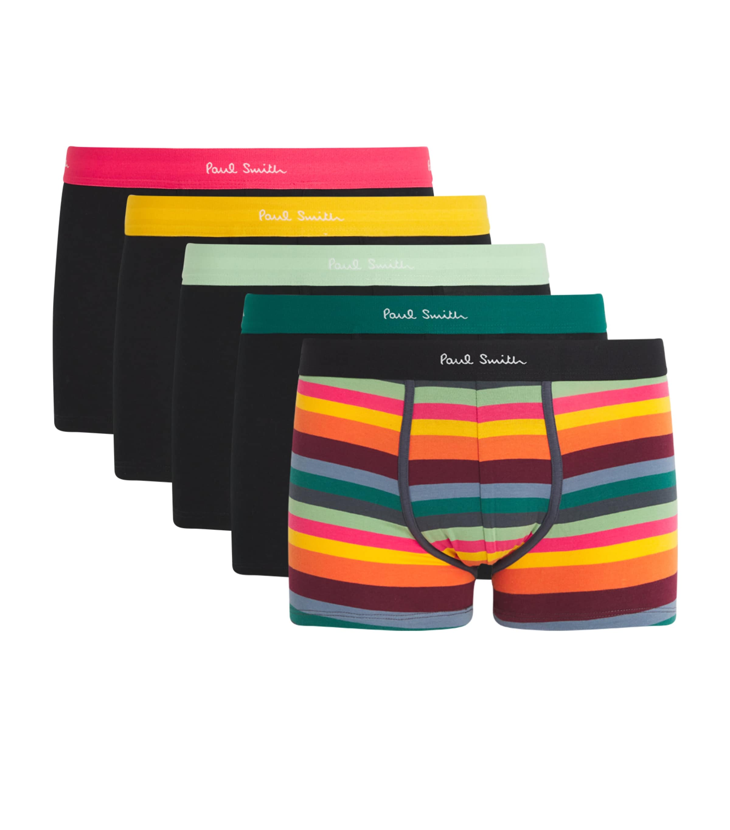 PAUL SMITH COTTON STRETCH ARTIST STRIPE BRIEFS 