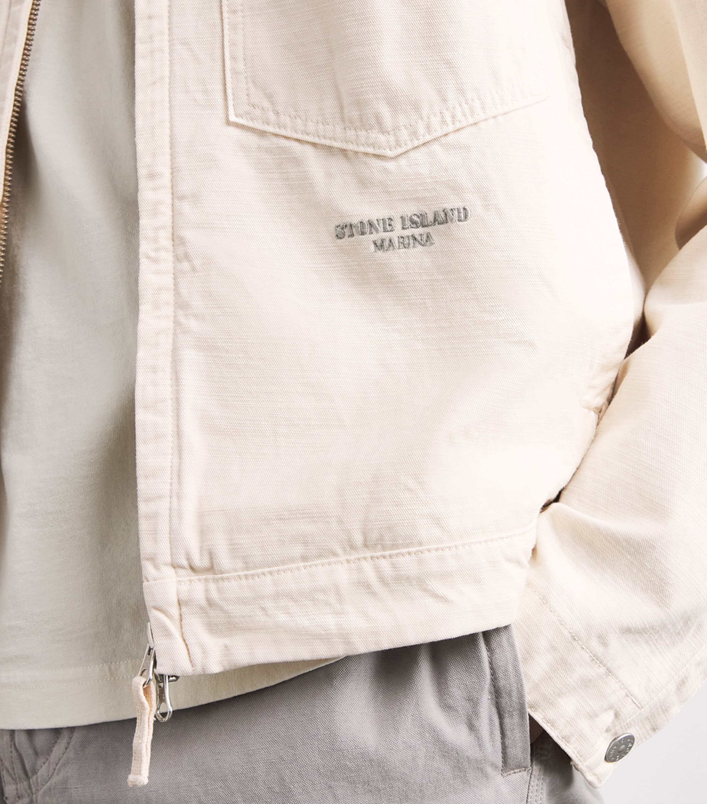 Stone Island Mens Cotton Marina Jacket Image 3