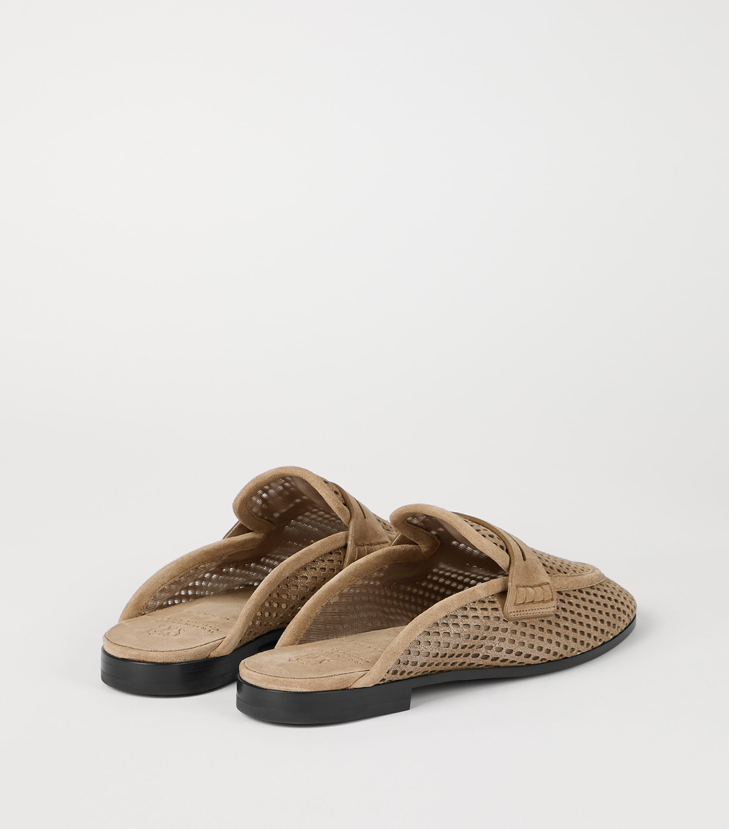 Leather Perforated Slippers C2767 Image 4