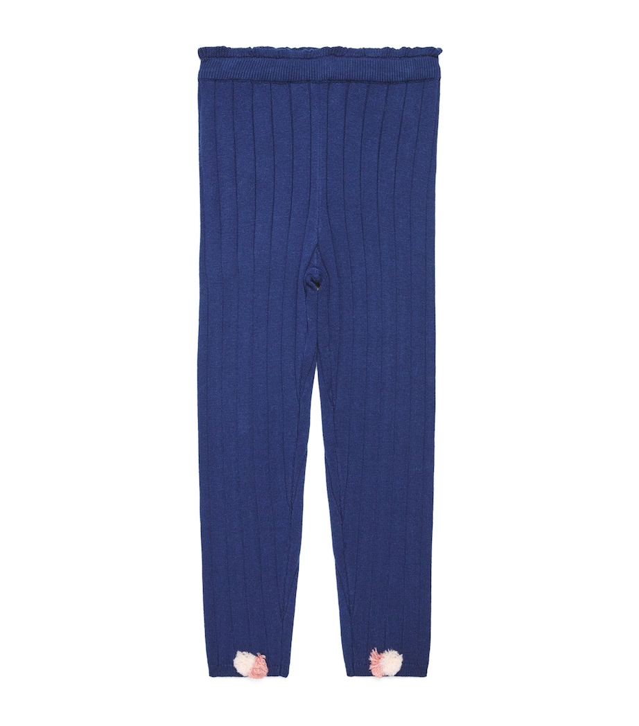 Knitted Moldavia Leggings (4-12 Years) MARINE Image 1