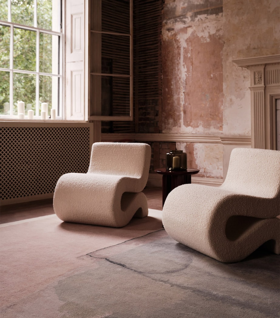 Wool-Nettle Maya Opal Rug (2.74m x 1.83m) MULTICOLOUR Image 5