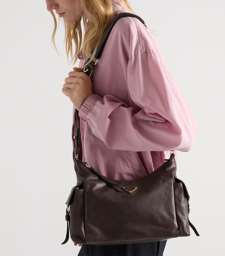 Lamb Leather Explore Shoulder Bag F0038 Image 9