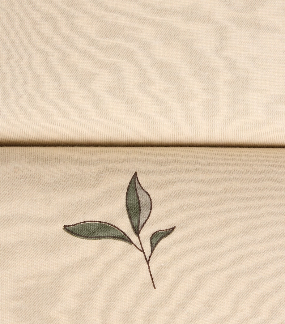 The Little Green Sheep Organic Cotton Moses Basket Fitted Sheets (Set of 2) Linen Image 5