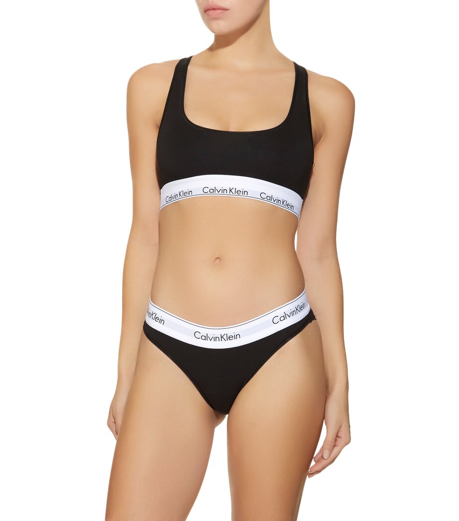Logo Bralette 001 BLACK Image 2