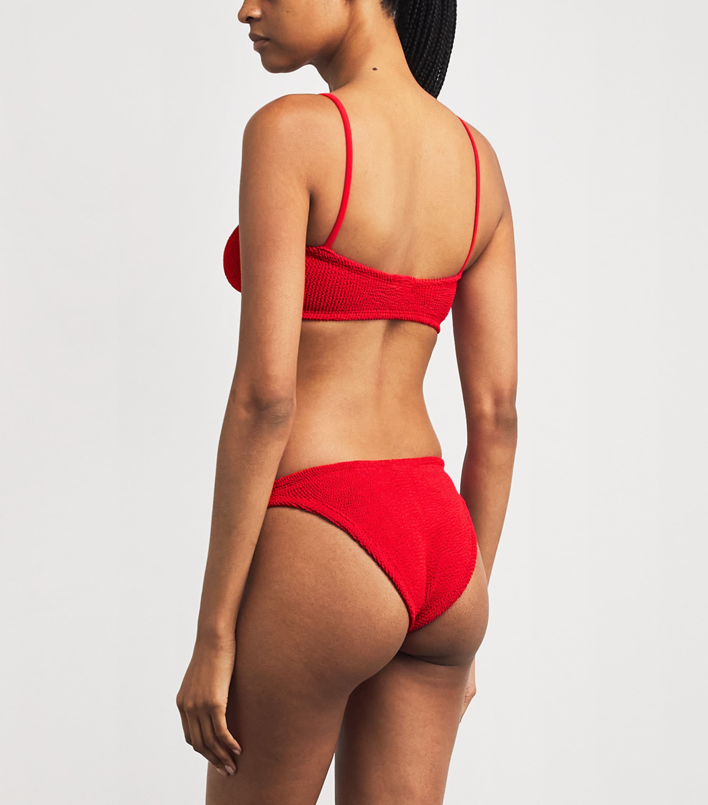 Misty Tonal Hoop Bikini RED Image 4
