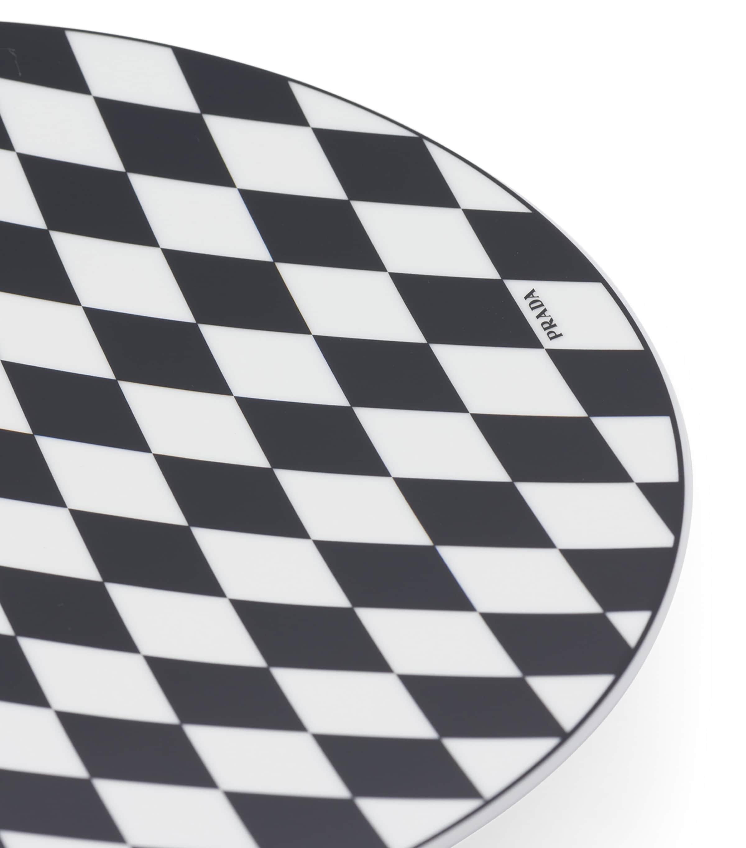 Prada Chequerboard Plate (28cm) Image 5