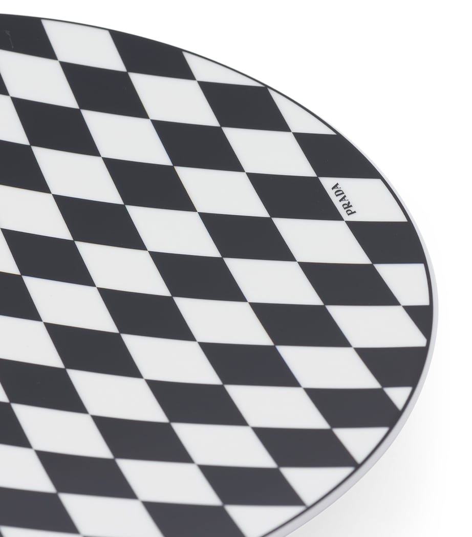 Prada Chequerboard Plate (28cm) Image 5