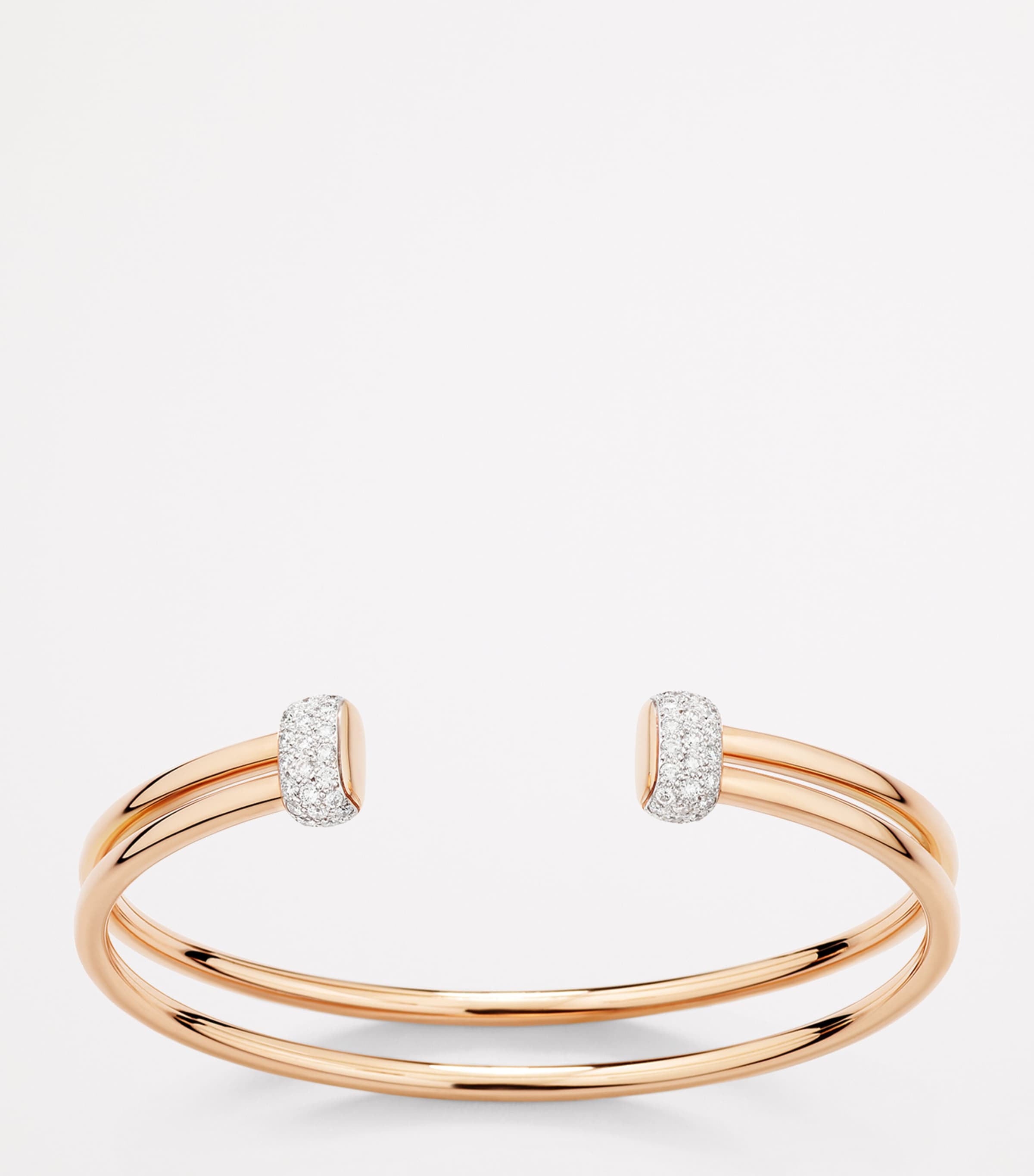 Rose Gold and Diamond Pomellato Together Bangle DB000 Image 2