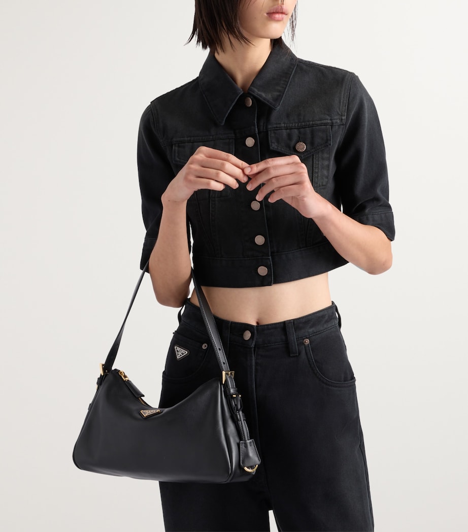 Medium Leather Aimée Shoulder Bag F0002 Image 2