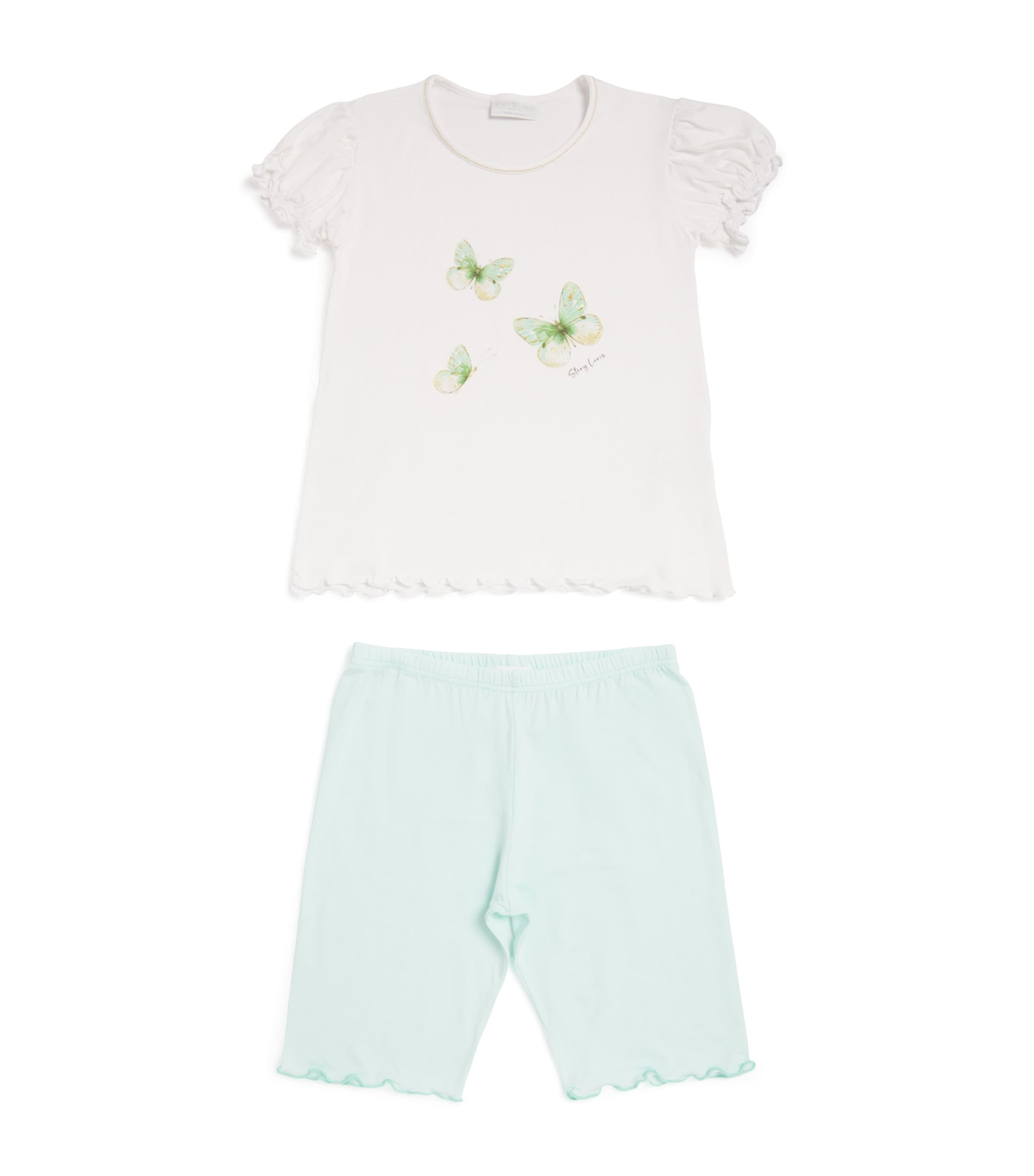 Butterfly Pyjama Set (4-14 Years) BIANCO Image 1