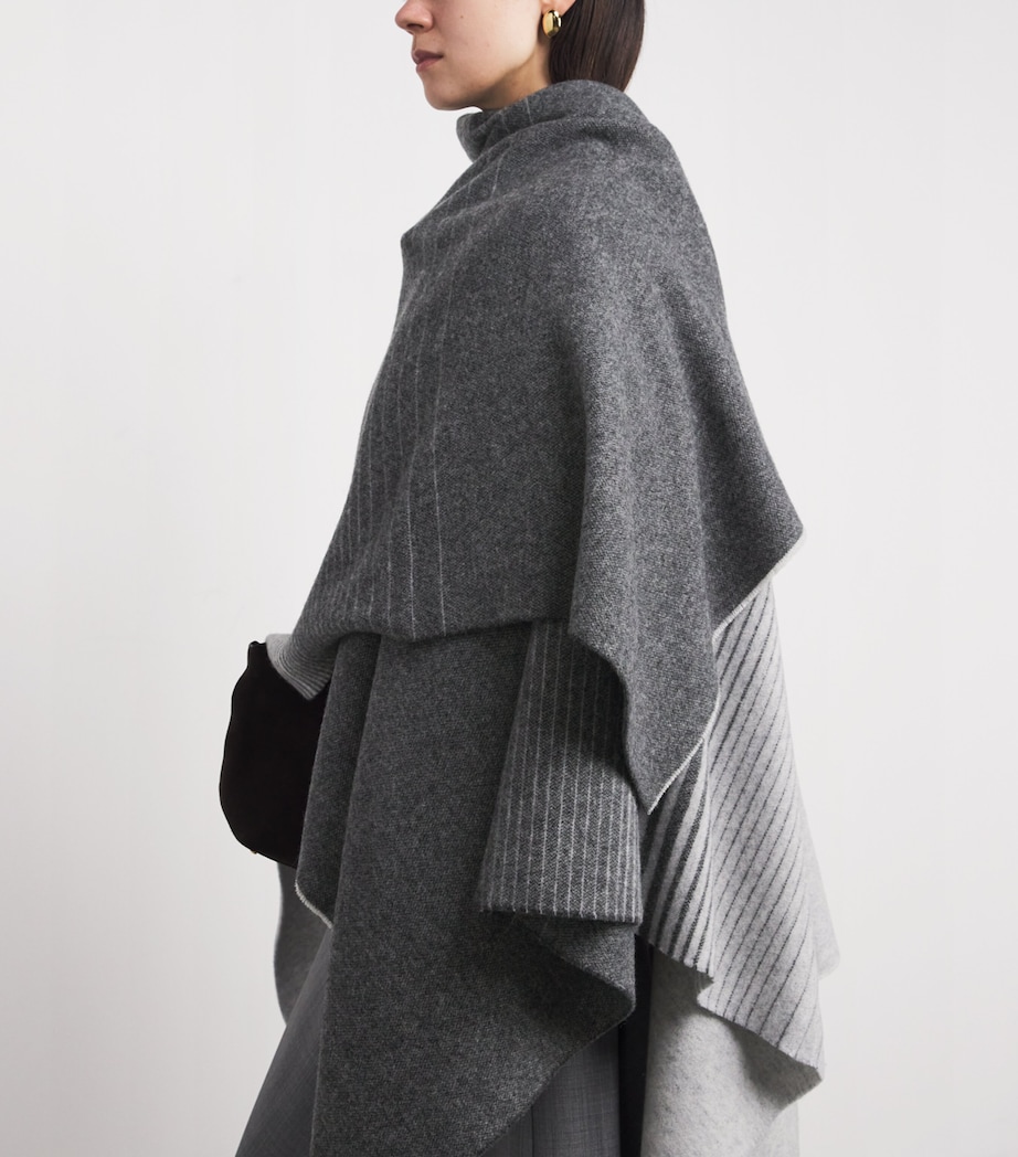 Wool-Blend Brenta Scarf 002 LIGHT GREY Image 2