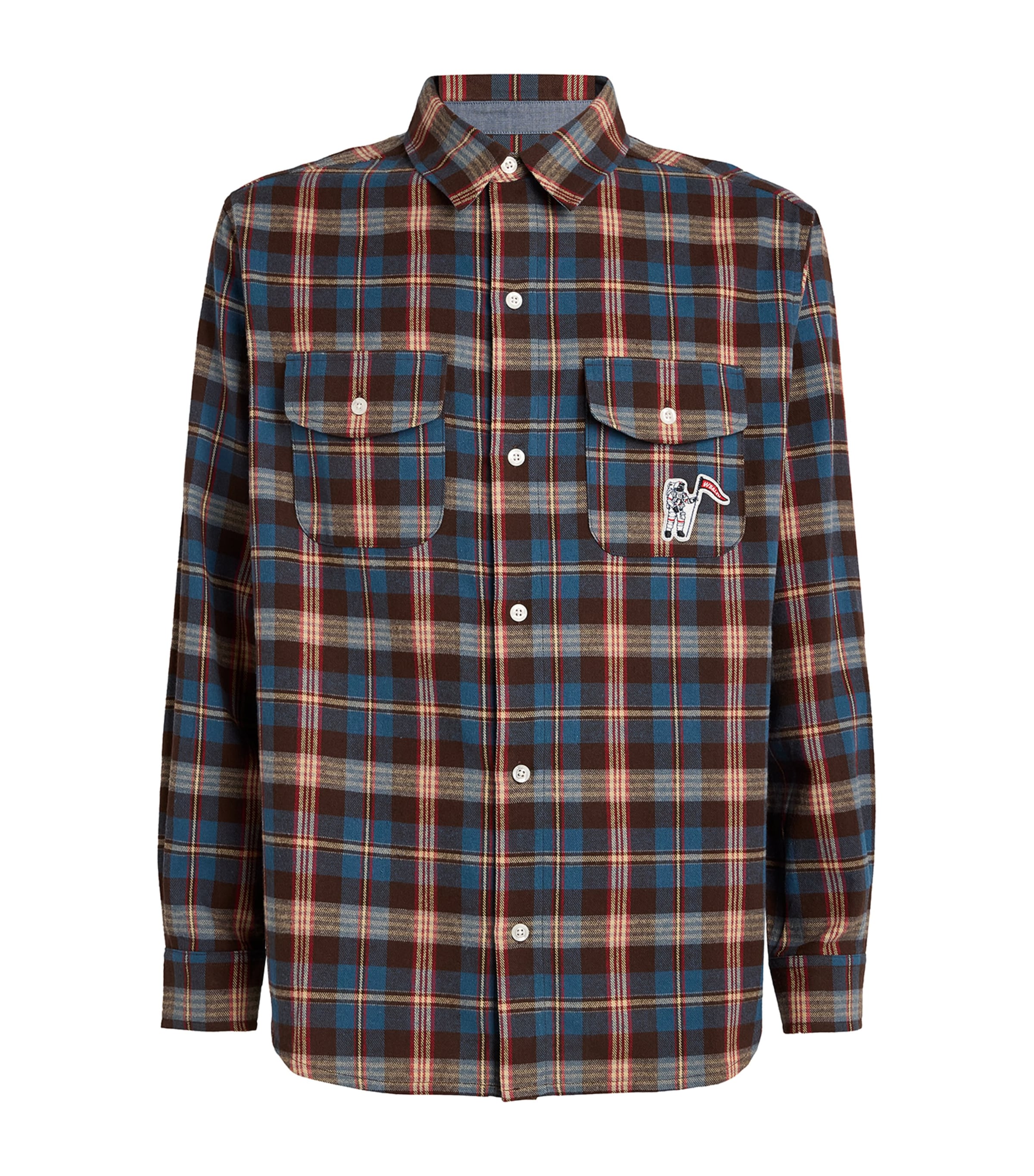 Billionaire Boys Club Cotton Check Overshirt In Multi