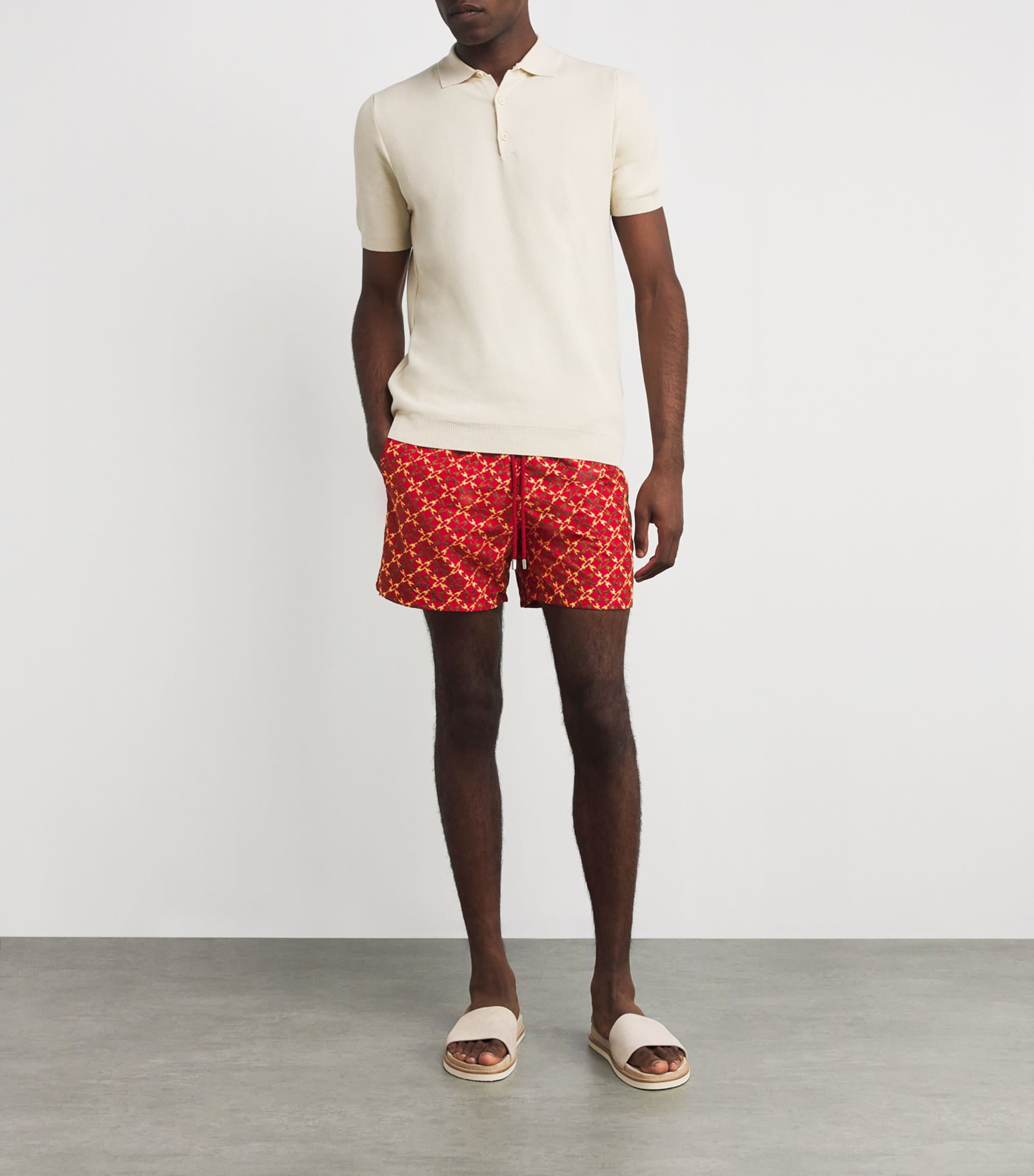 Vilebrequin Mens Mistral Pixel Swim Shorts Image 4