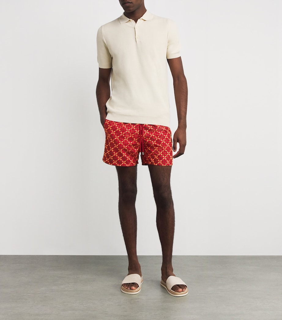 Mistral Pixel Swim Shorts 228LIPSTICK Image 4