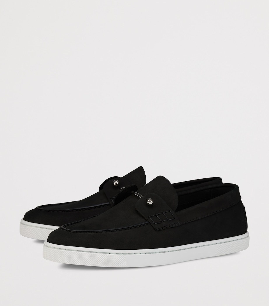 Christian Louboutin Womens Chambeliboat Donna Leather Boat Shoes Image 2
