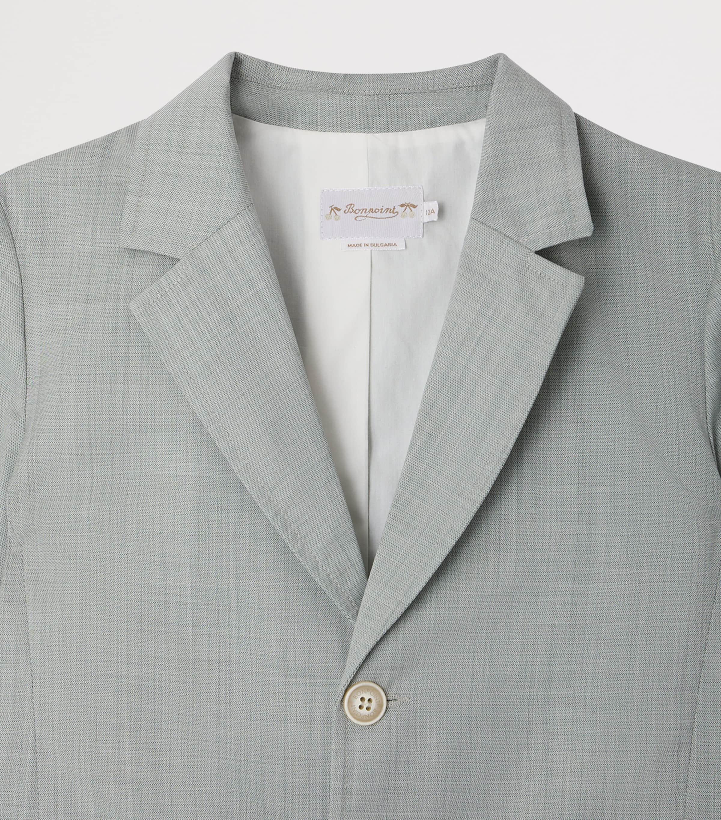 Bonpoint Wool Benjamin Blazer (10-14 Years) Vert Ardoise Image 3