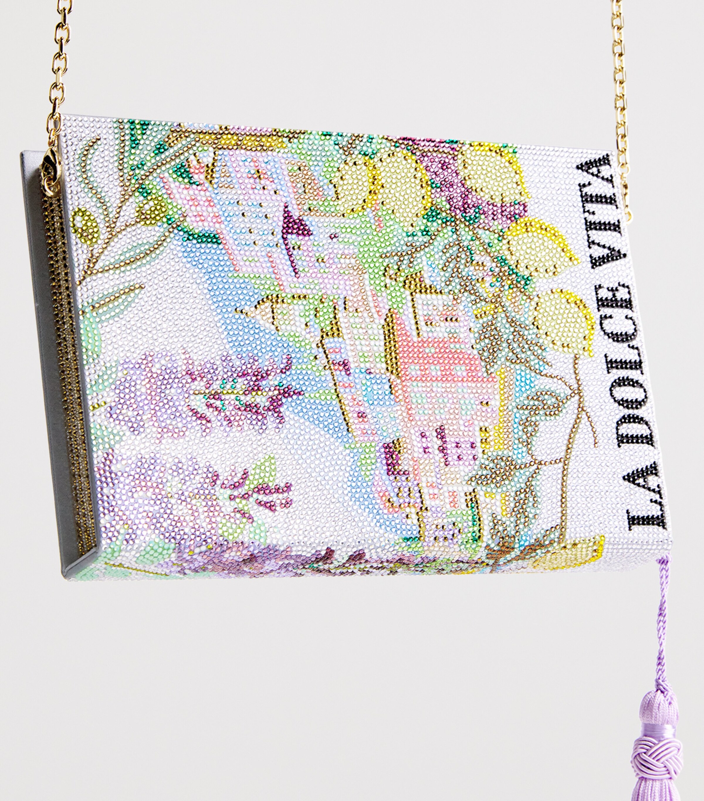 Judith Leiber Embellished Storybook Clutch Bag Chmpgn Rhine Mul Image 6
