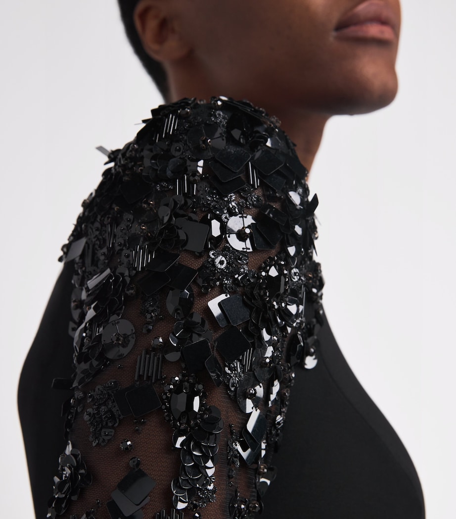 Embellished Sylvia Gown 2033 LIQURC JET BDNG Image 6