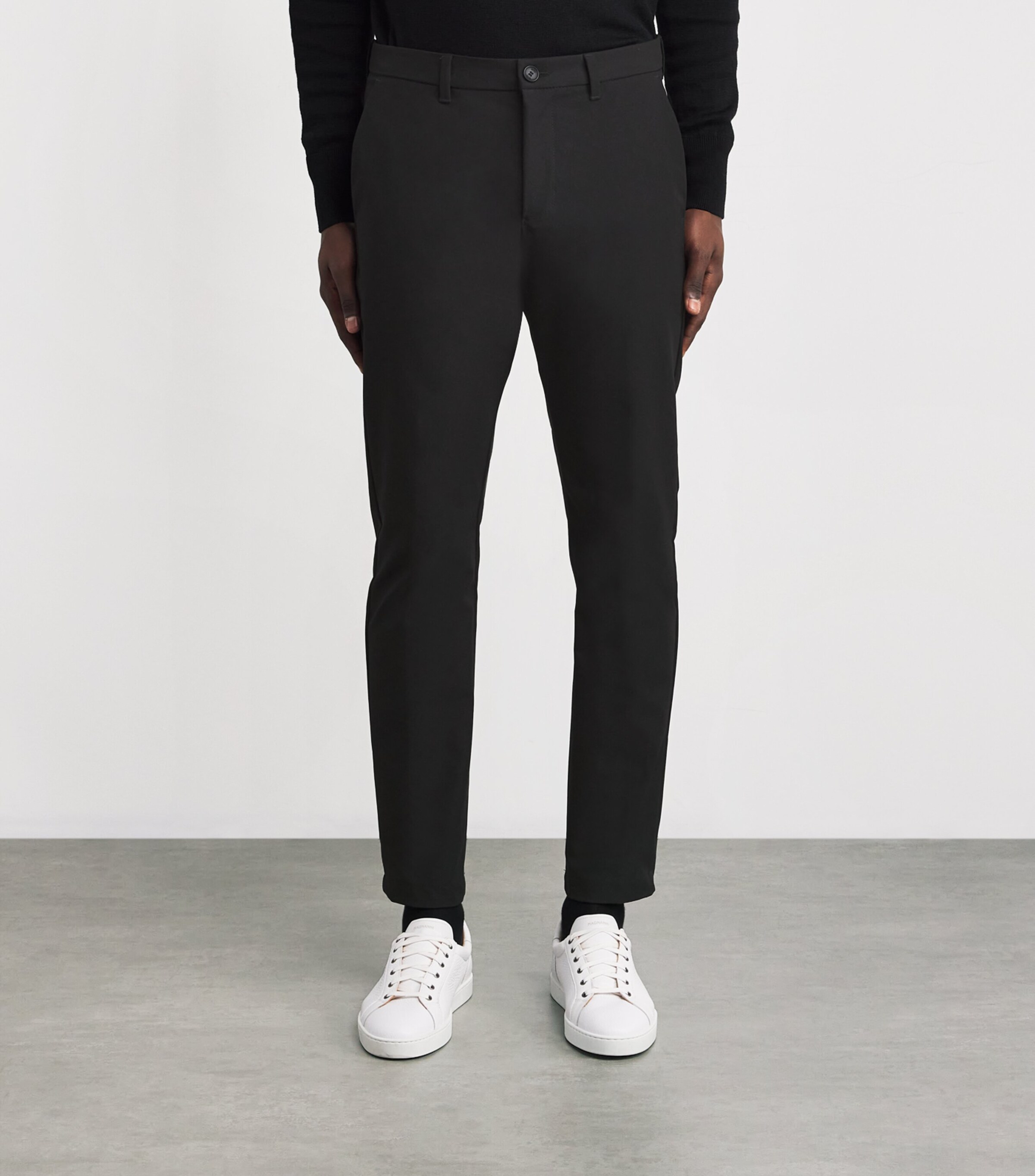 High-Stretch Commuter Trousers 001BLACK Image 3