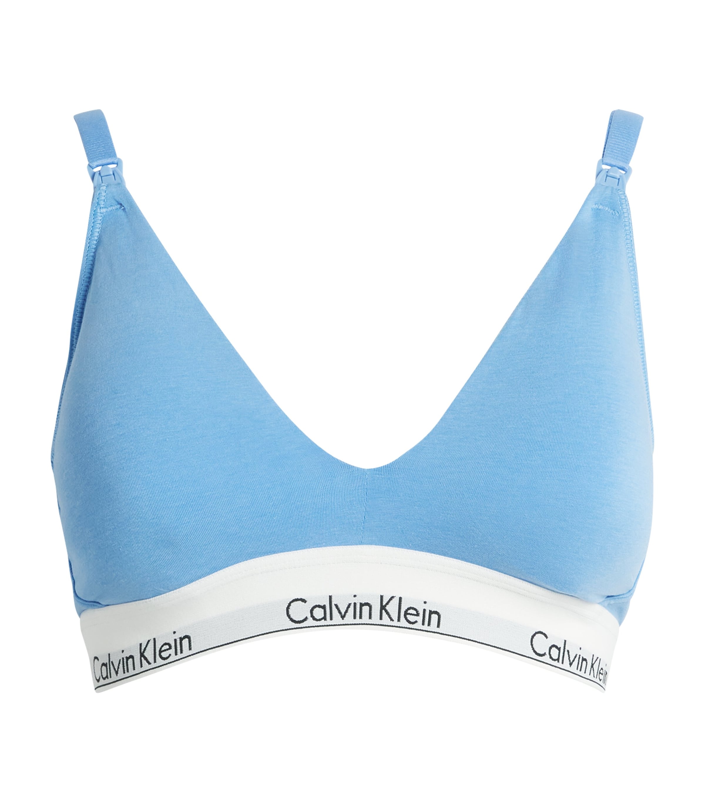Calvin Klein Womens Cotton-Blend Maternity Icon Bralette Descent Image 1