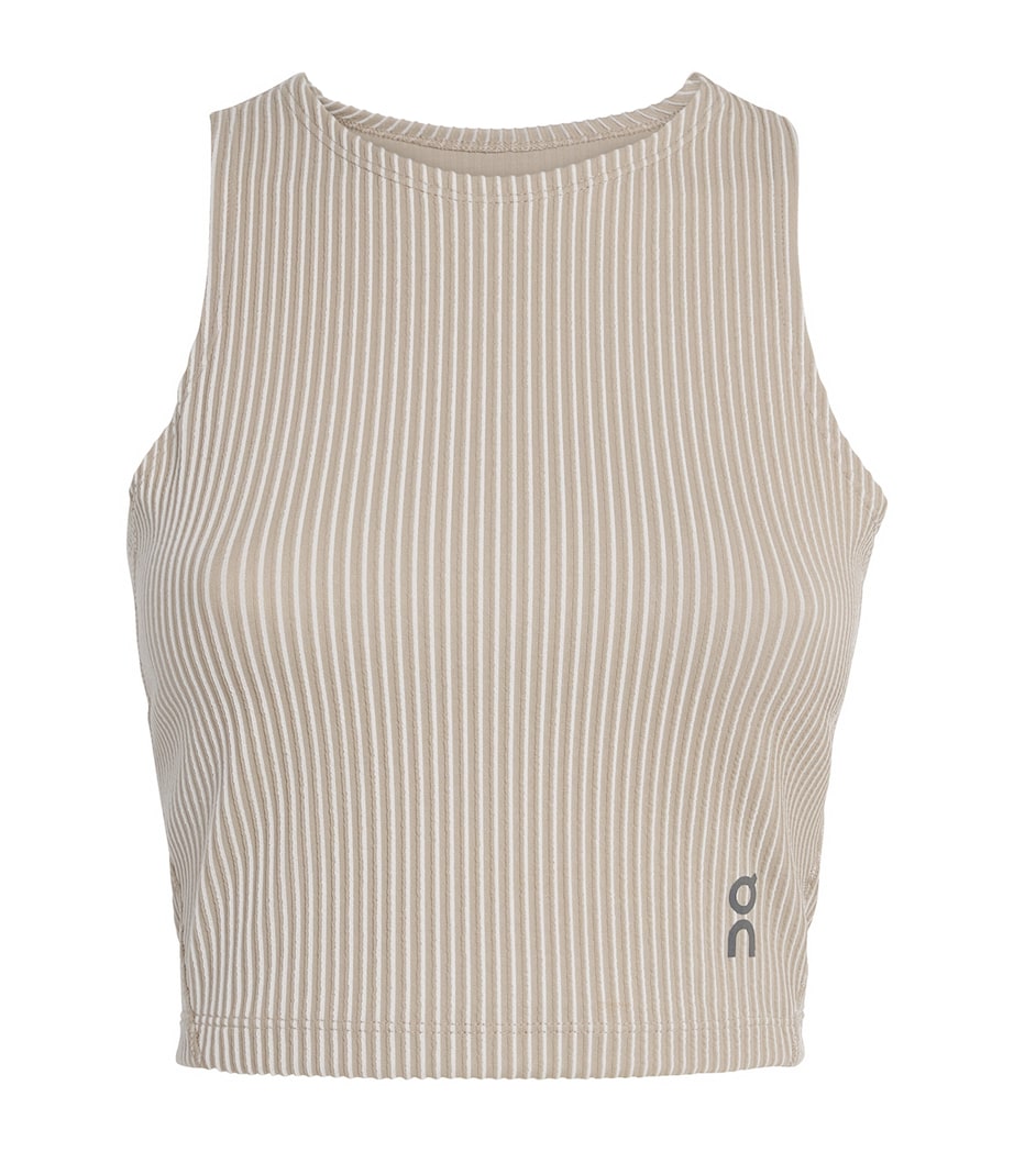 All-Day Ribbed Crop Top DESERT | WHITE Image 1
