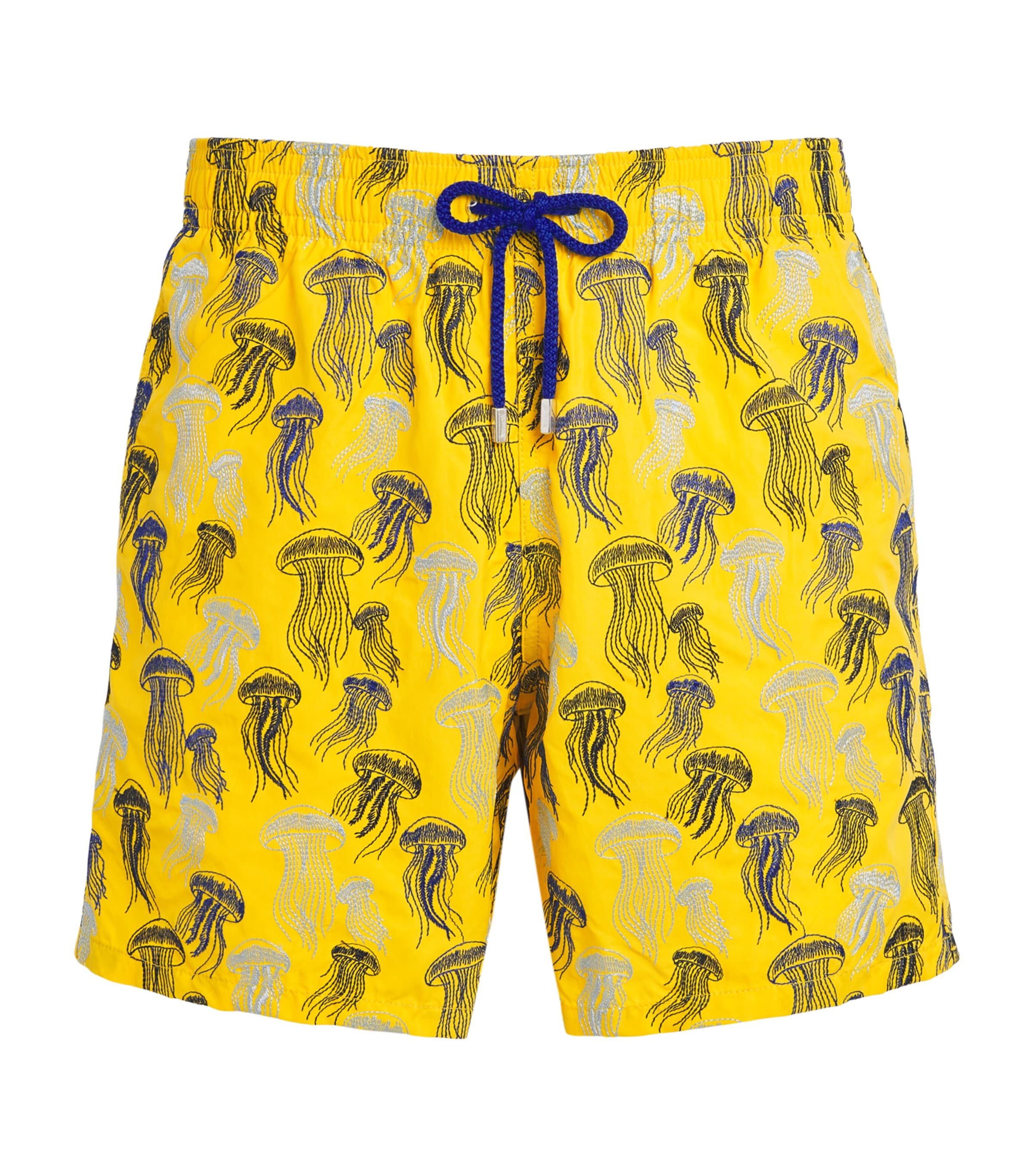 Vilebrequin Mens Embroidered Jellyfish Swim Shorts Soleil Image 1