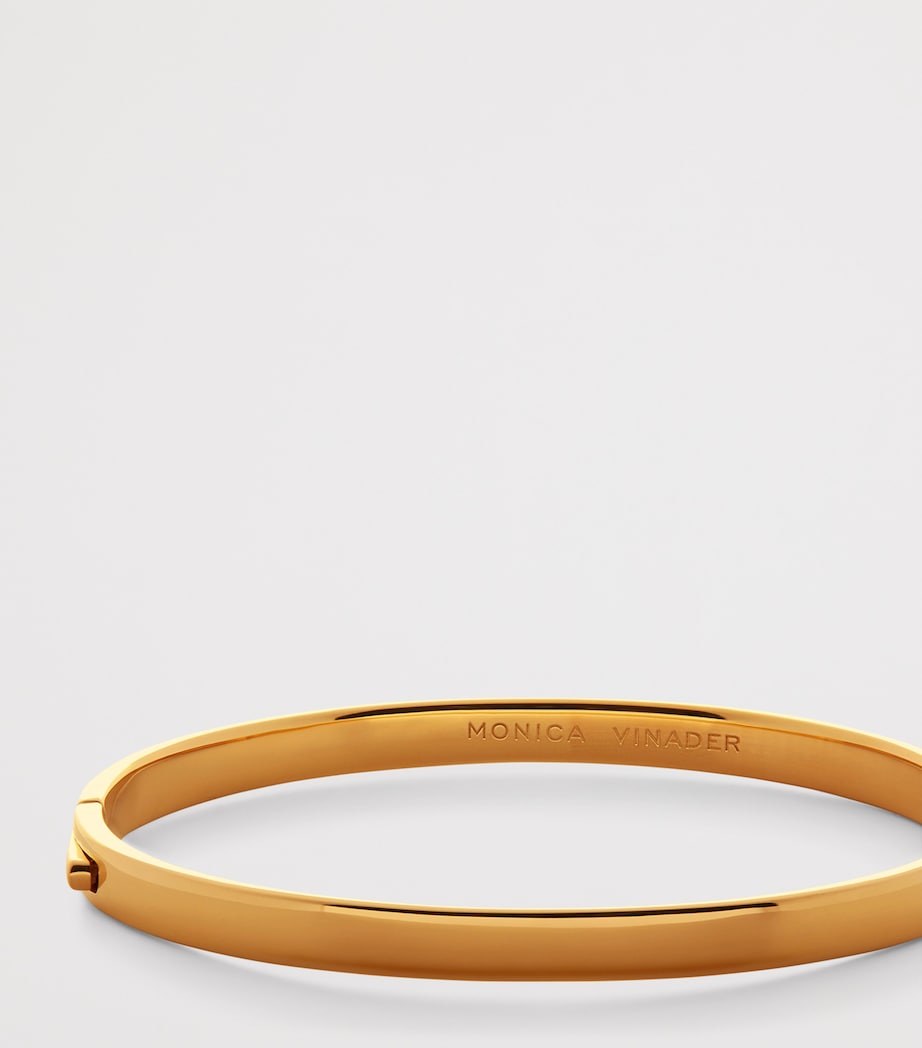 Gold Vermeil Essential Bangle 18K GOLD VERMEIL Image 2