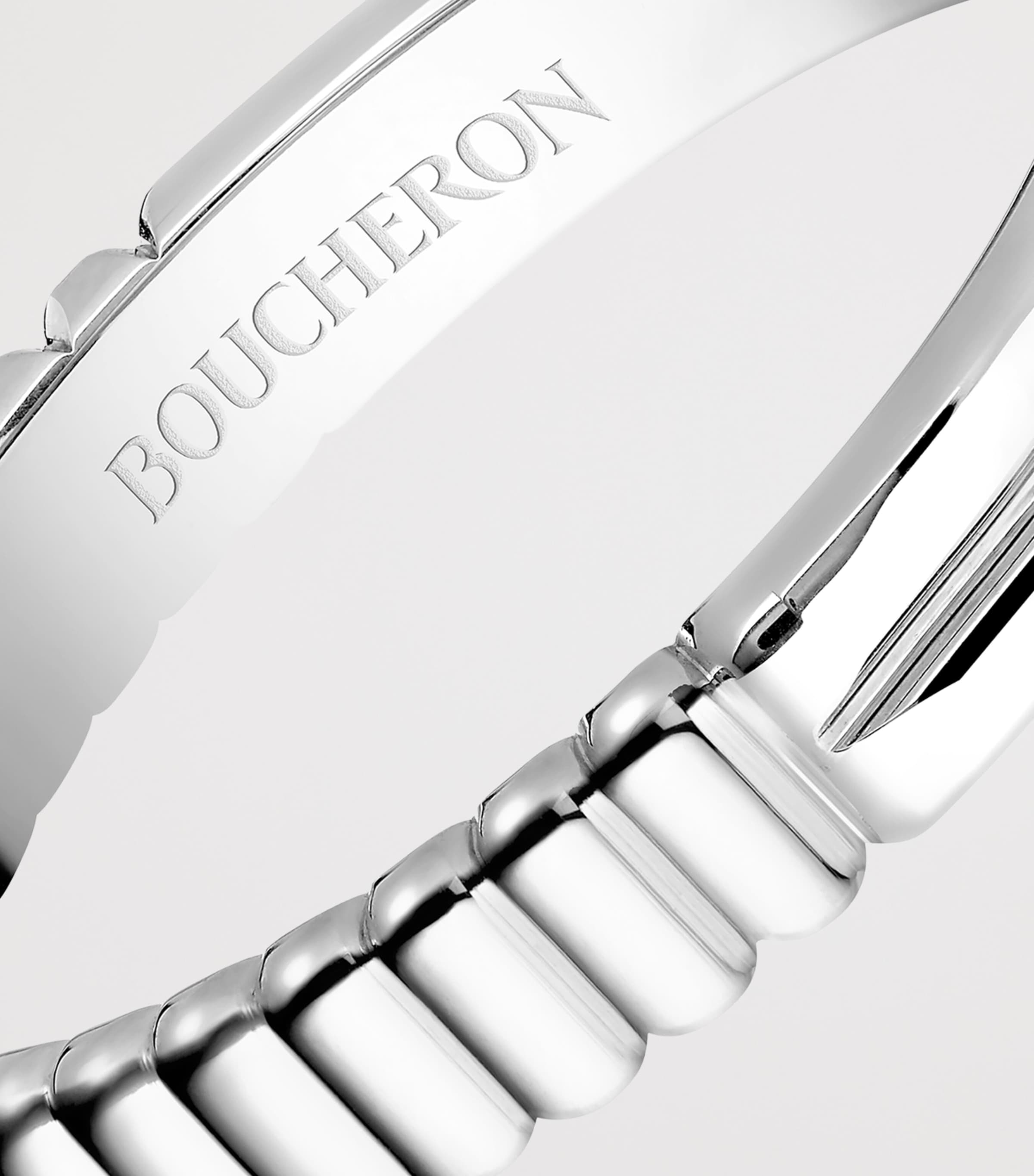 Boucheron Platinum Quatre Radiant Edition Wedding Band White Gold Image 3