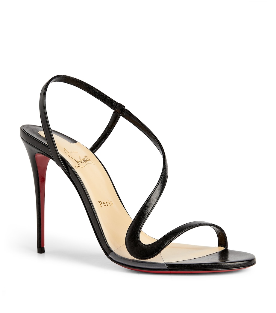 Rosalie Leather Sandals 100 BK01 Image 4