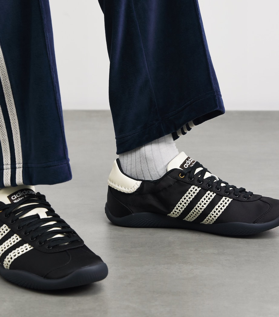 x Wales Bonner Satin Karintha Sneakers BLACK Image 2