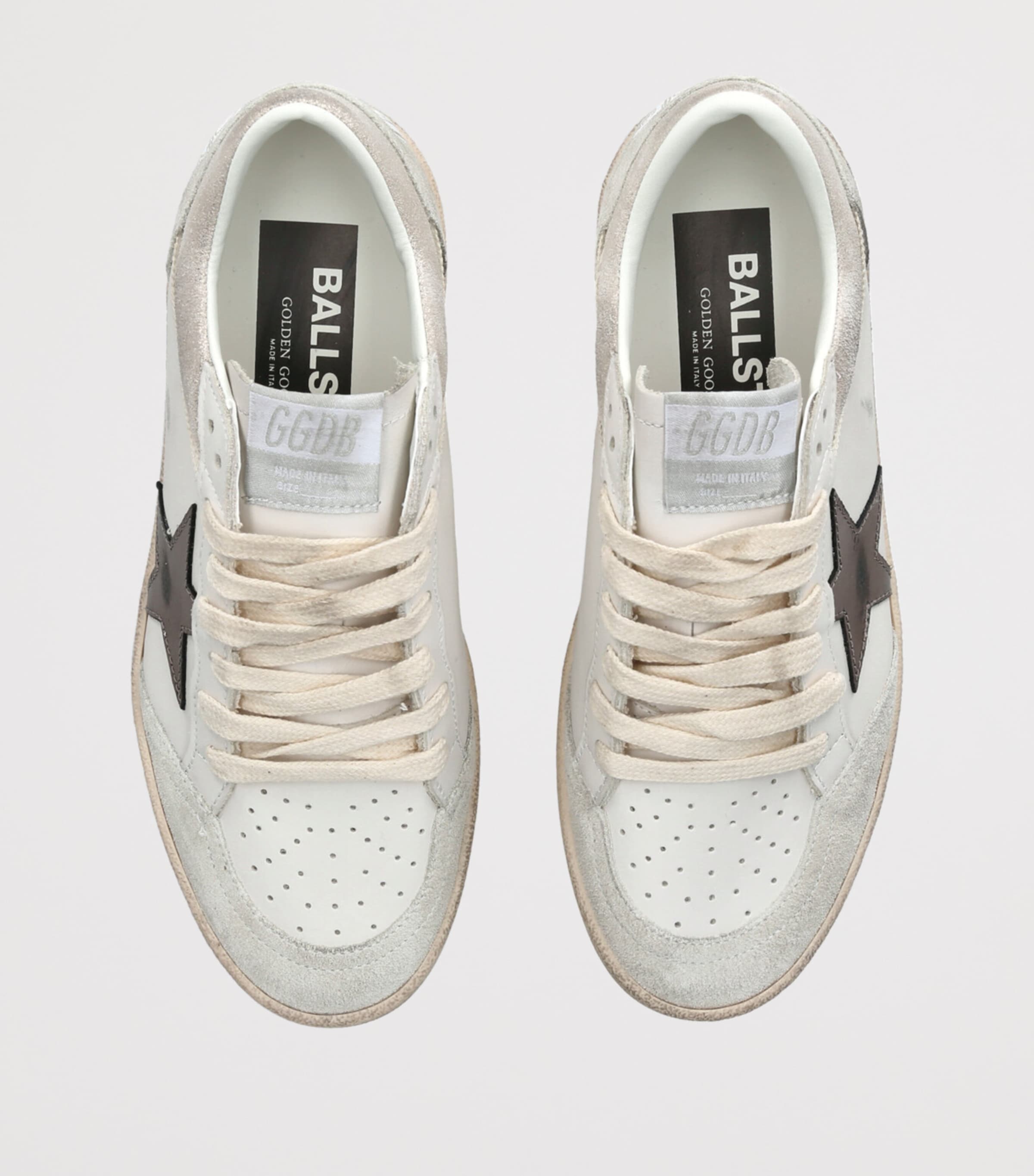 Leather Ball Star Sneakers BONE/COMB Image 4