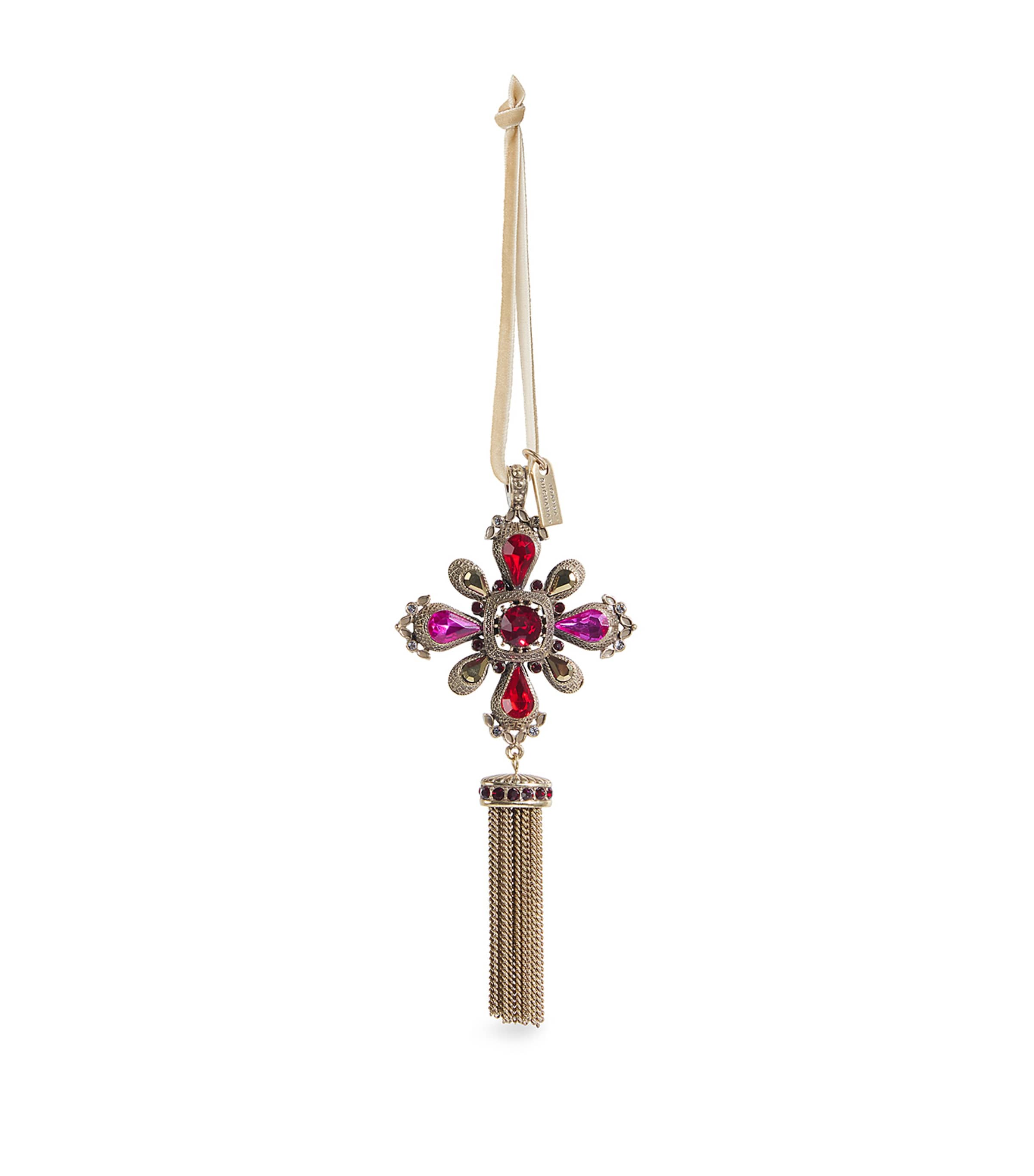 Joanna Buchanan Crystal Tassel Decoration In Multi