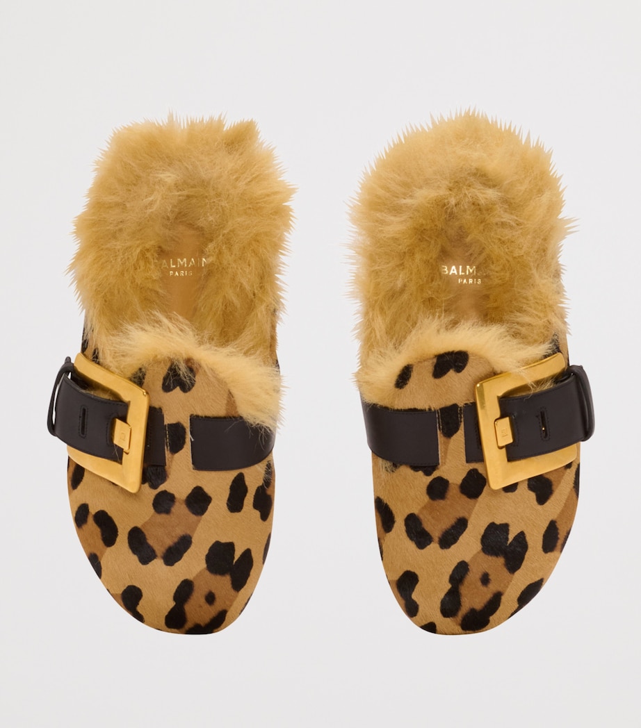 Leather Leopard Anthem Clogs WKS MULTI/ NOIR Image 3