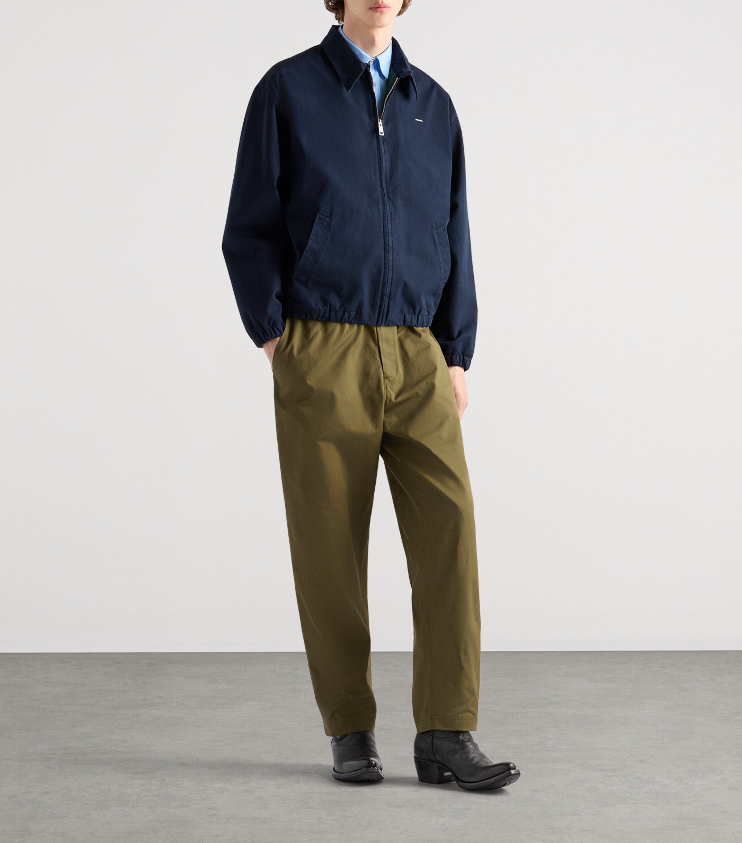 Cotton Slim Fit Trousers F0161 Image 2