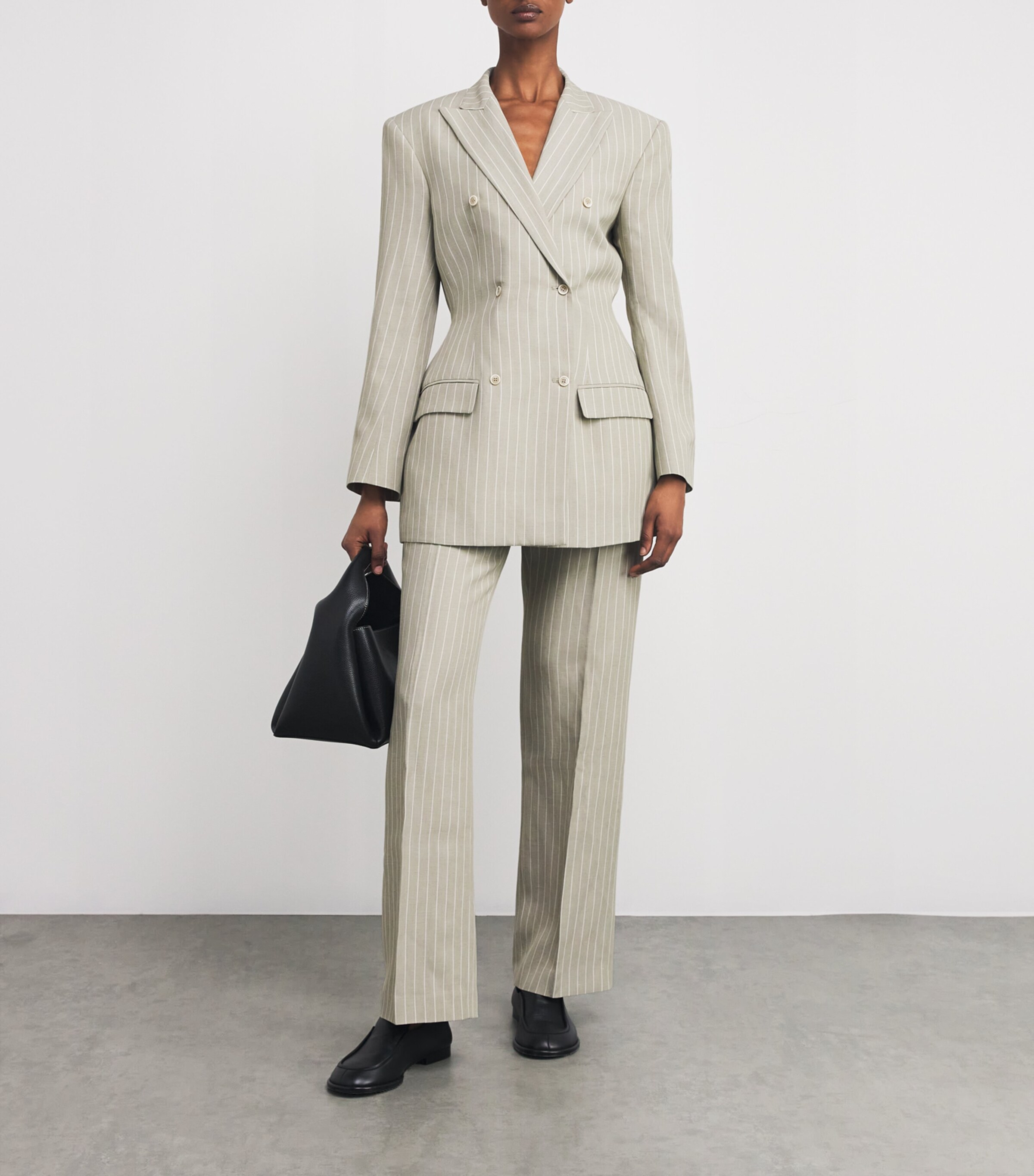 [FABIANA FILIPPI] ダブルブレスト ブレザー Fabiana Filippi Double-Brested Blazer with shimmer Breast