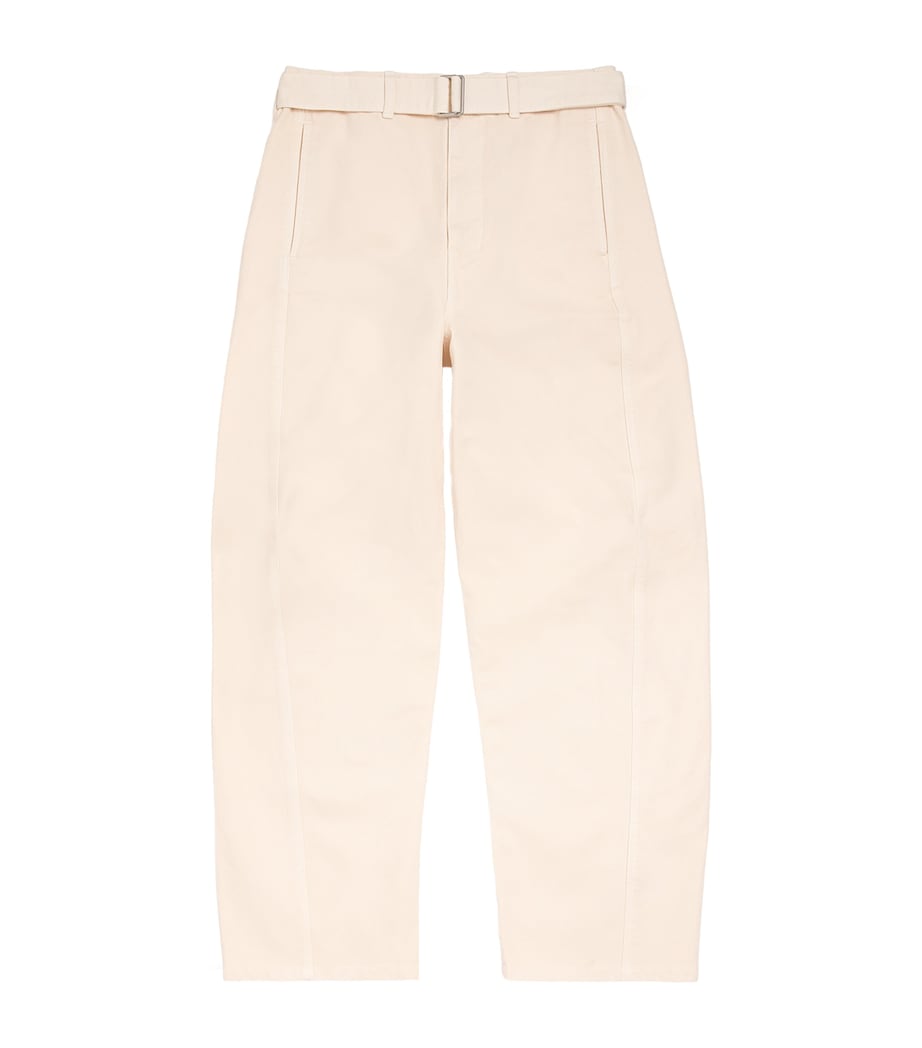 Belted Twisted Jeans WH004/SNOWY OFF WHTE Image 1