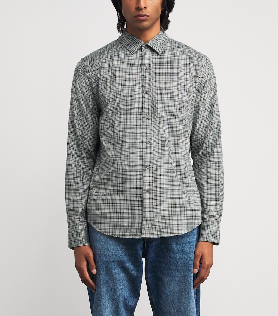 Vince Mens Cotton Check Shirt Psc Combo Image 3